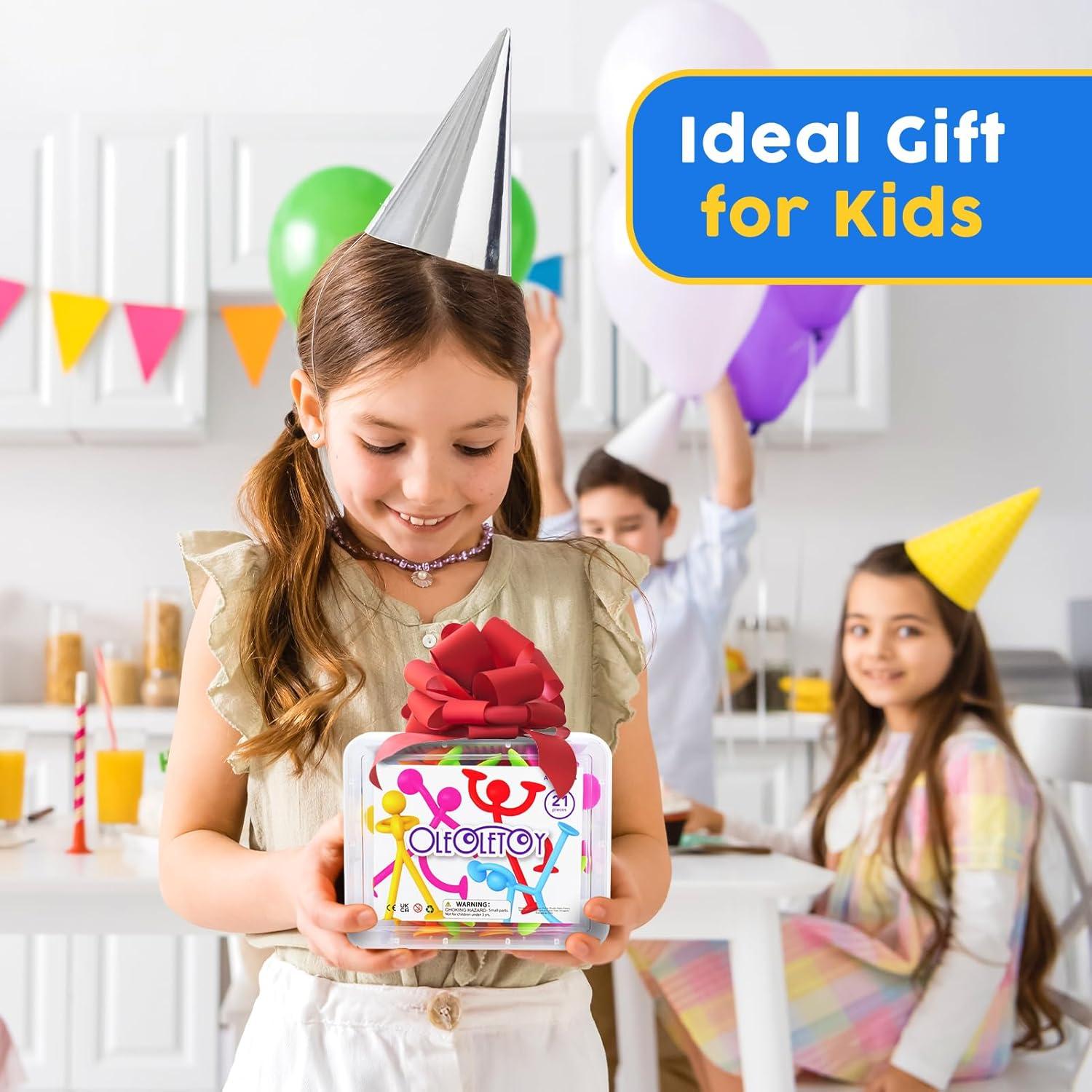 Juguetes Antiestrés de Succión OleOletOy - Paquete de 21 Piezas