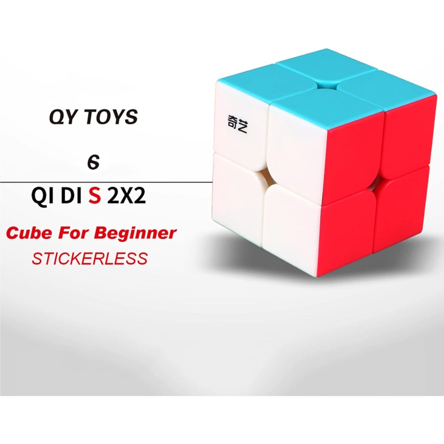 Cubo Mágico 2x2 QIDIS - Rompecabezas ABS para 7 Años+