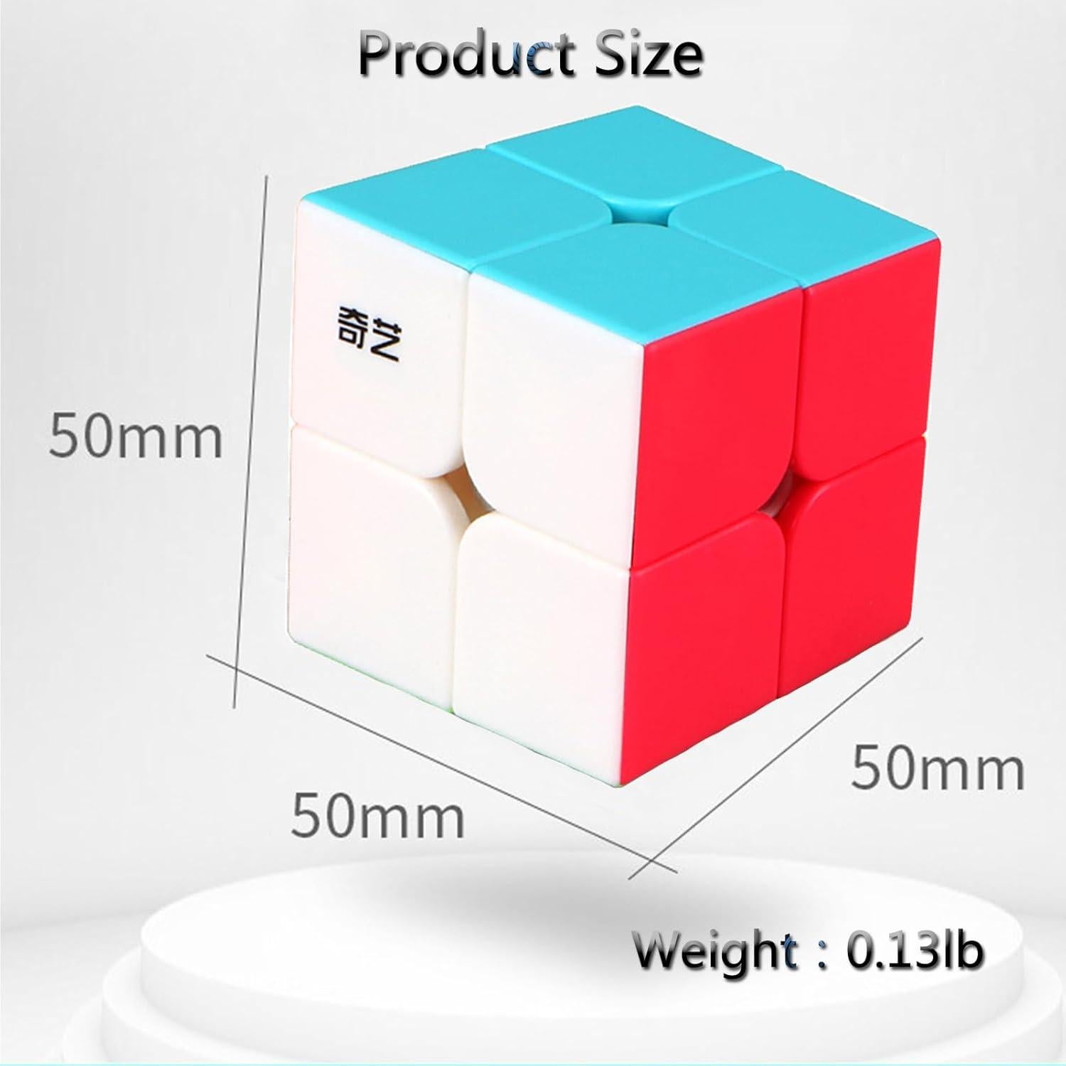 Cubo Mágico 2x2 QIDIS - Rompecabezas ABS para 7 Años+