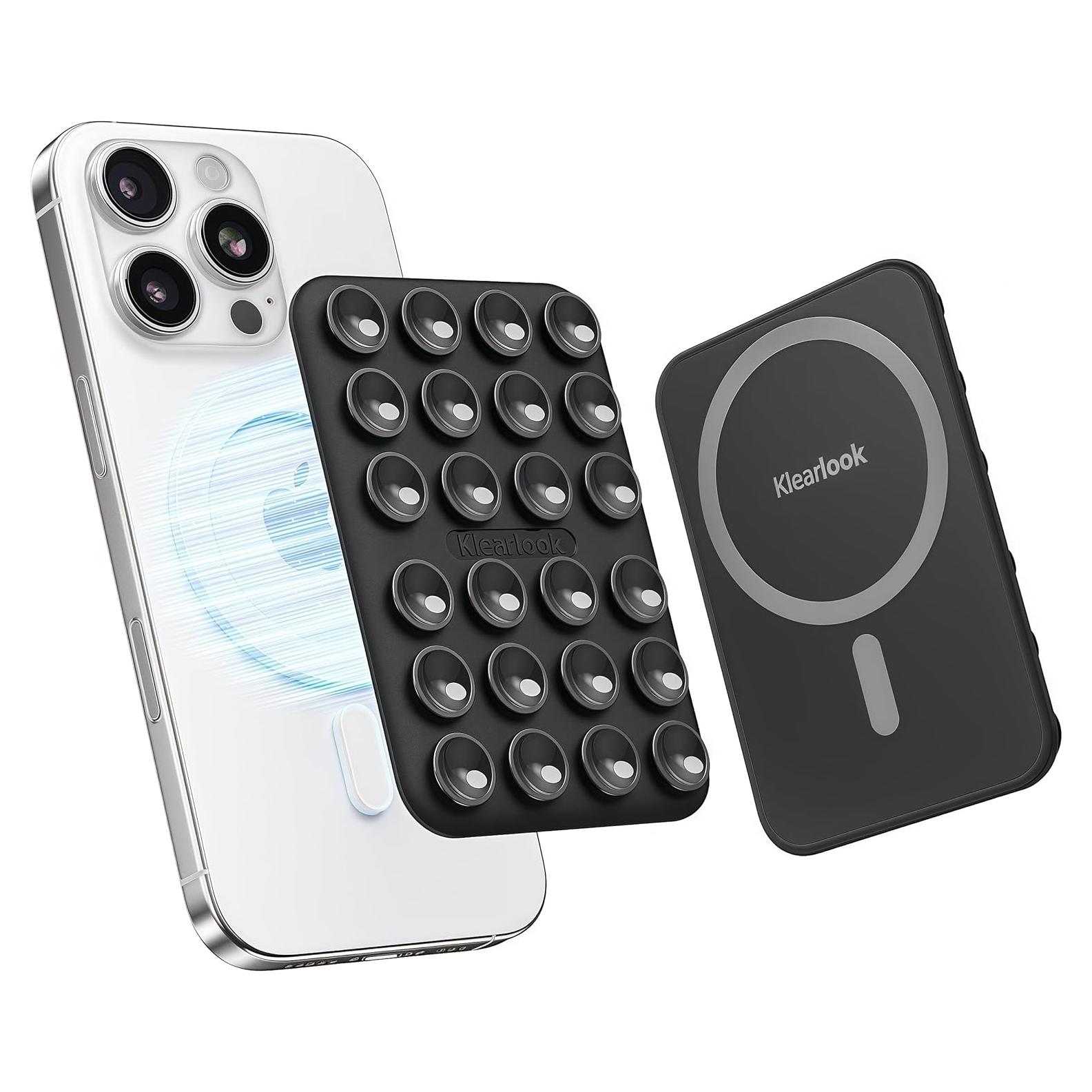 Soporte de teléfono magnético Klearlook para MagSafe, Negro