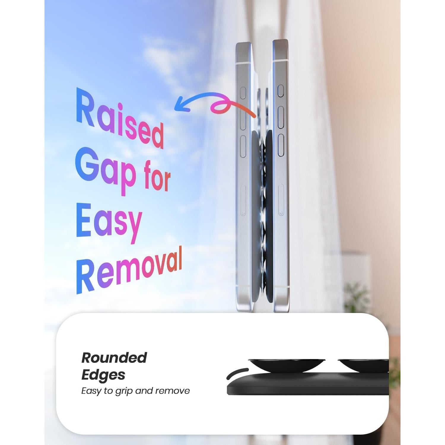 Soporte de teléfono magnético Klearlook para MagSafe, Negro