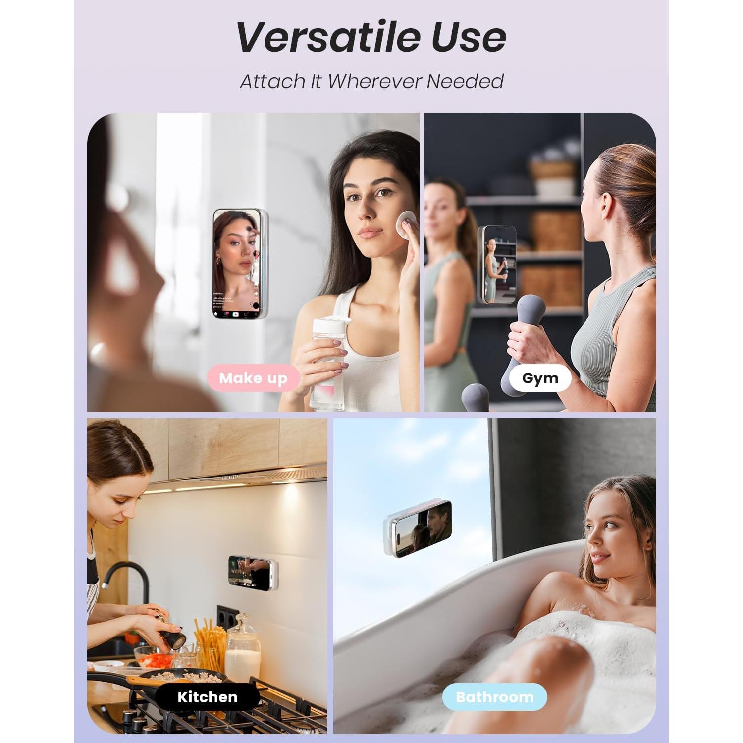 Soporte de teléfono magnético Klearlook para MagSafe, Negro