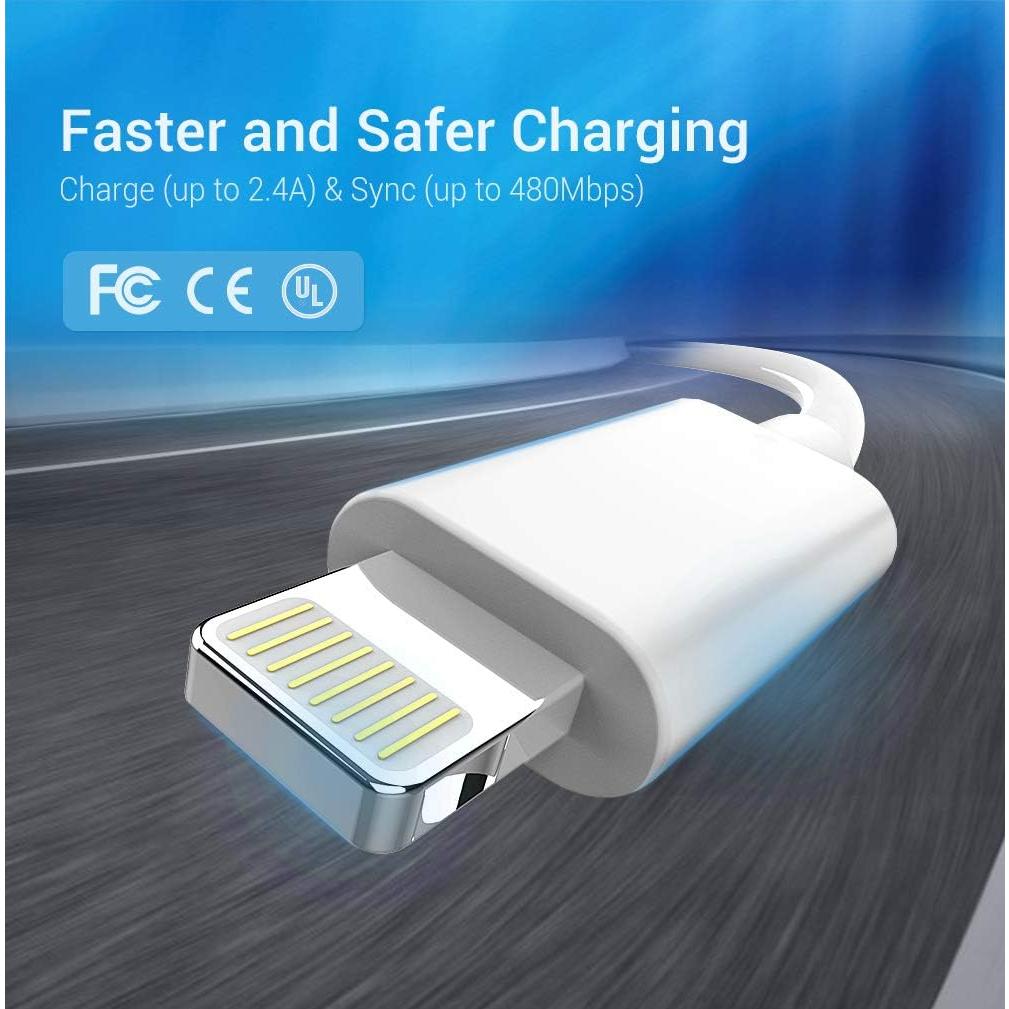 Cable de Carga Rápida Lightning Marchpower 3FT - Paquete de 3