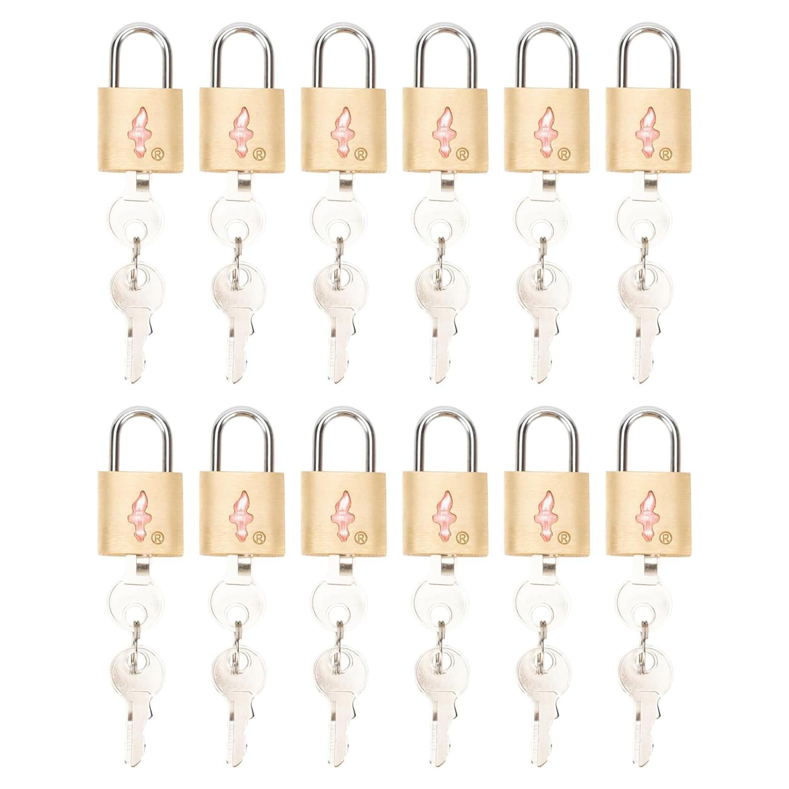 Candados de Equipaje TSA DUALCROWN - 12 Paquetes con Llaves