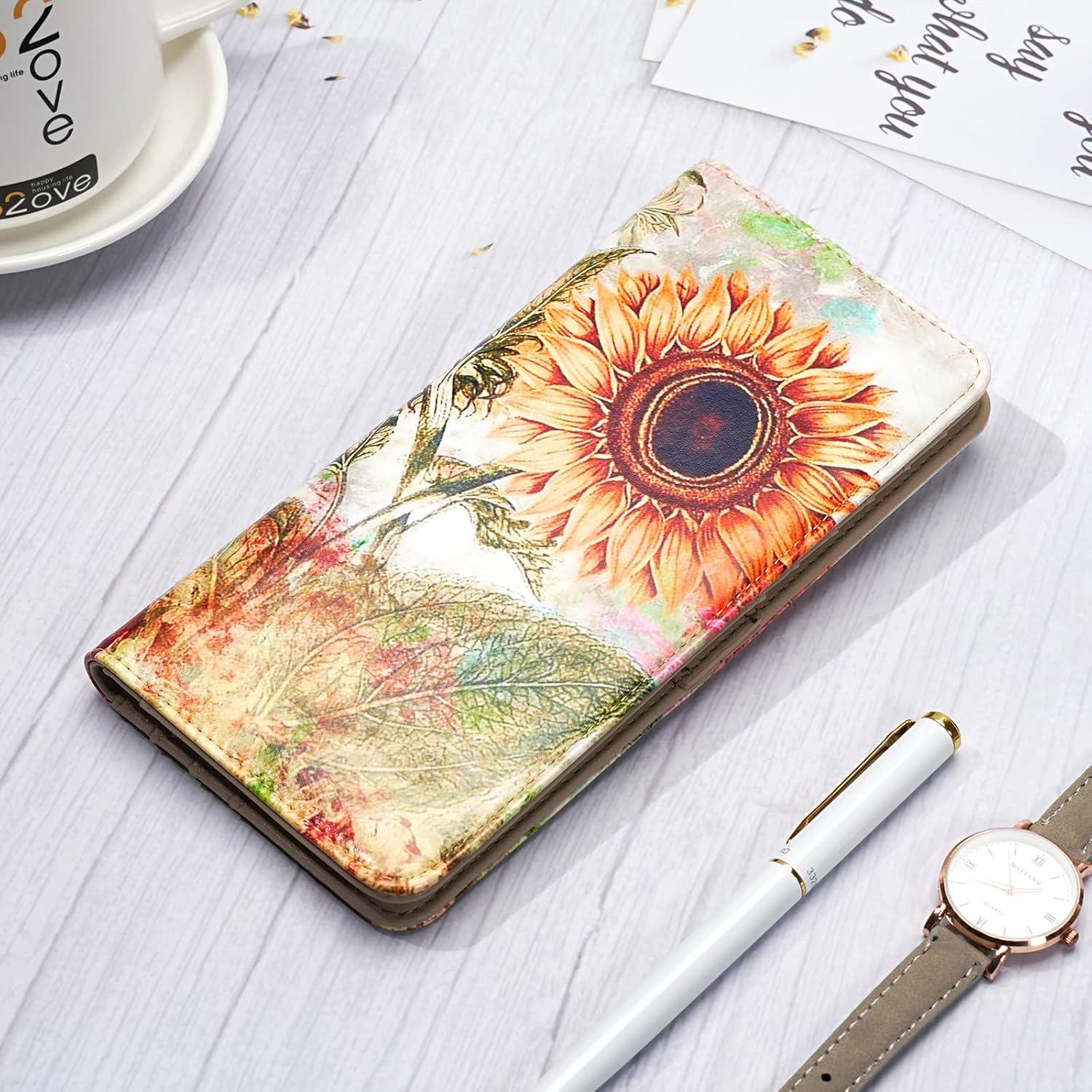 Cartera APHISON Mujer Delgada de Cuero PU con Bloqueo RFID