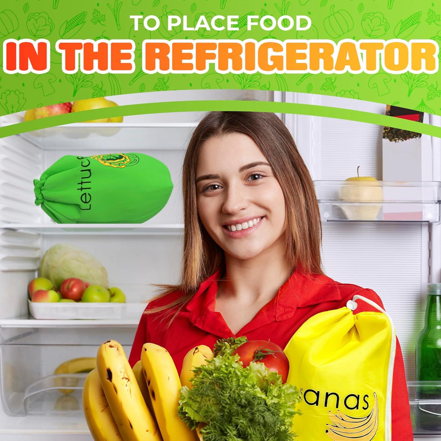 Bolsas Reutilizables VIKROM para Frutas y Verduras 2 Piezas