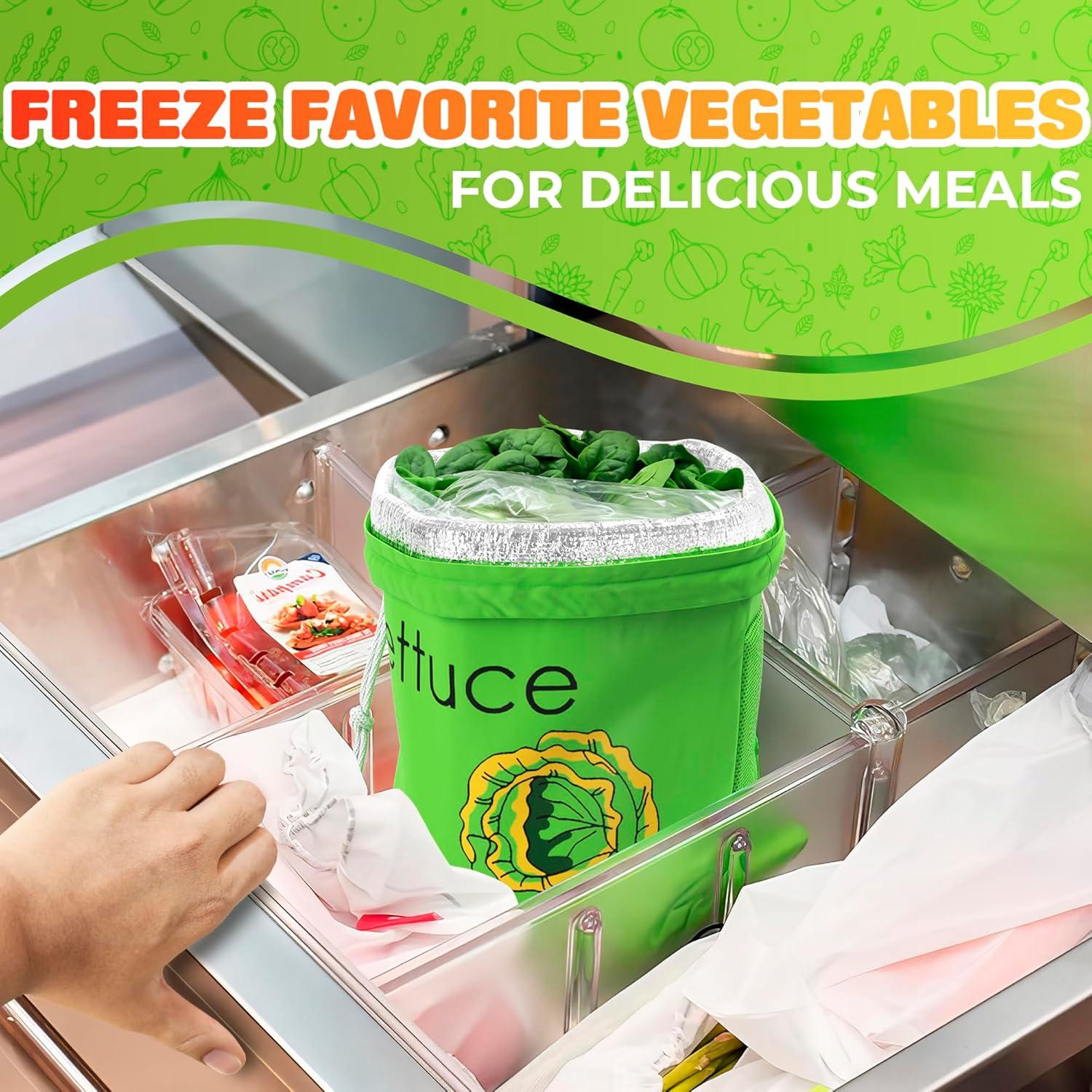 Bolsas Reutilizables VIKROM para Frutas y Verduras 2 Piezas