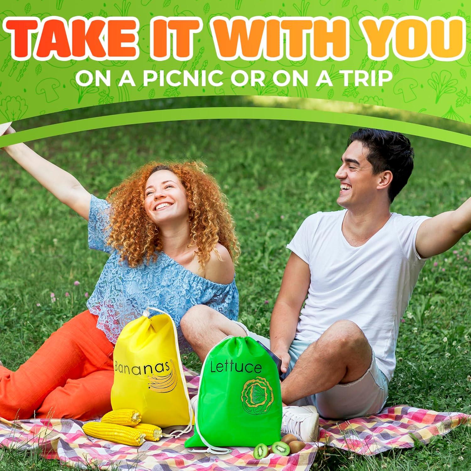 Bolsas Reutilizables VIKROM para Frutas y Verduras 2 Piezas