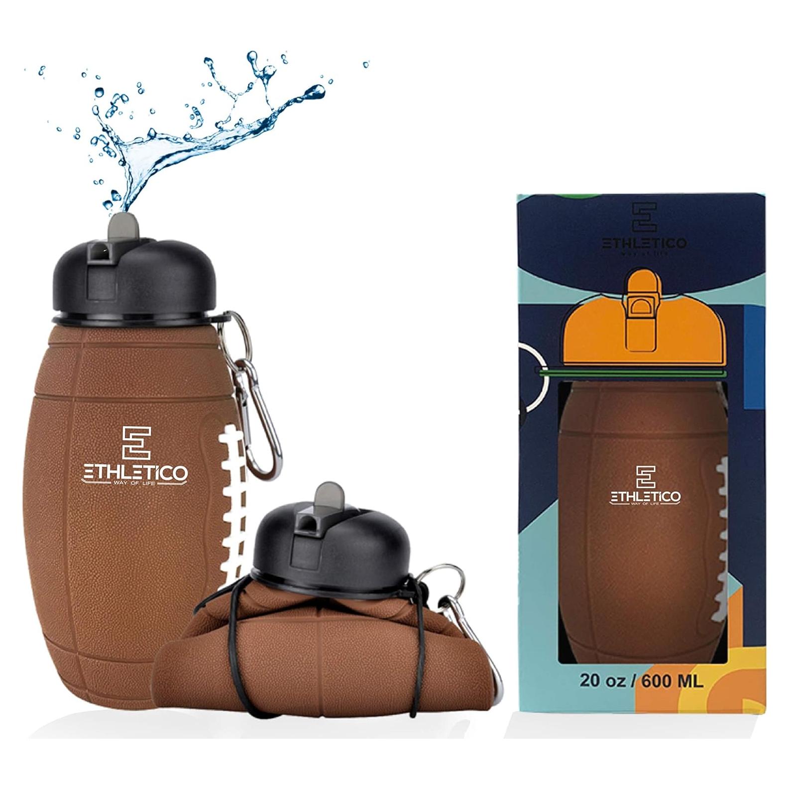 Botella de Agua Plegable ETHLETICO 591 ml Sin BPA para Niños