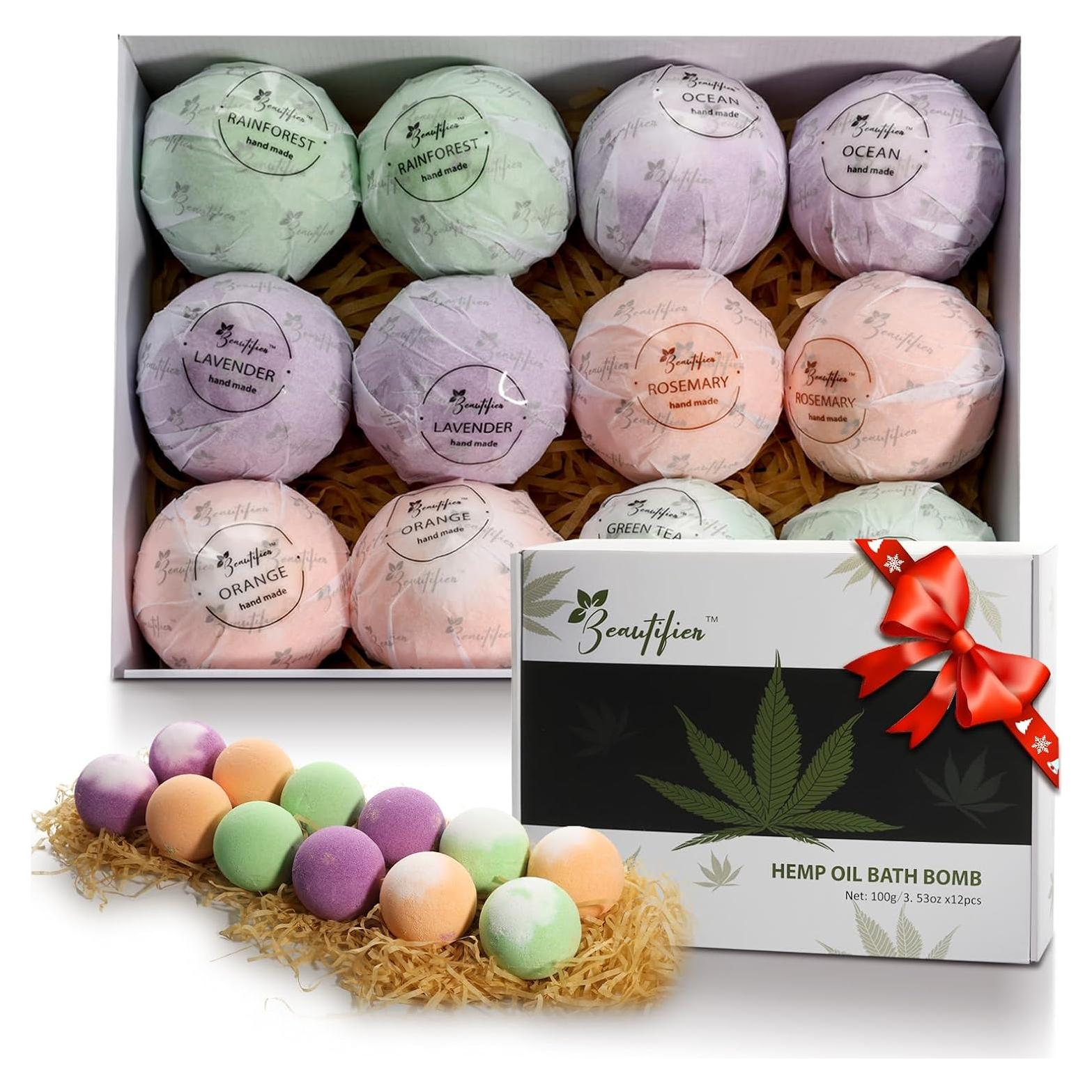 Juego de Bombas de Baño Beautifier Life 12 Piezas Aromáticas
