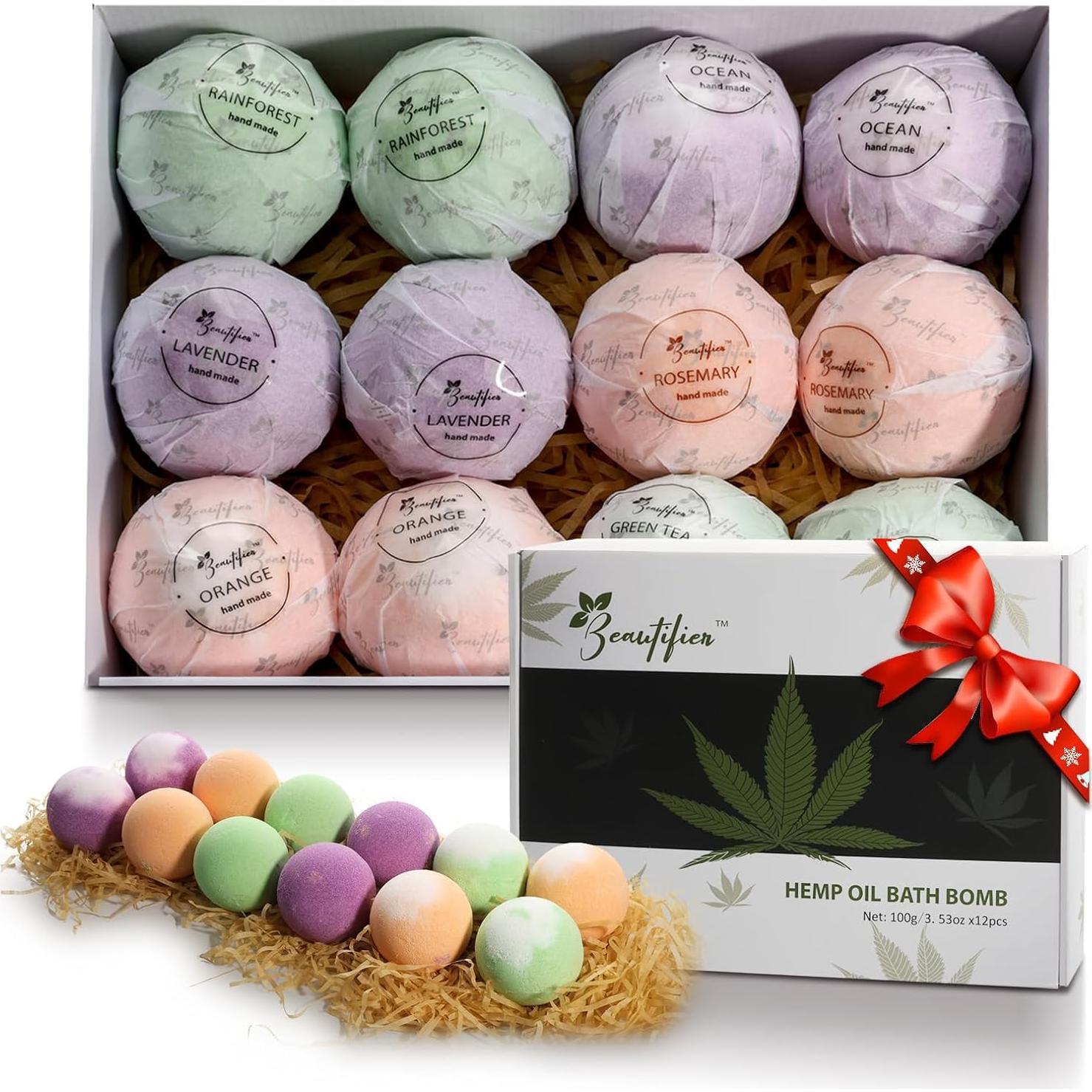 Juego de Bombas de Baño Beautifier Life 12 Piezas Aromáticas