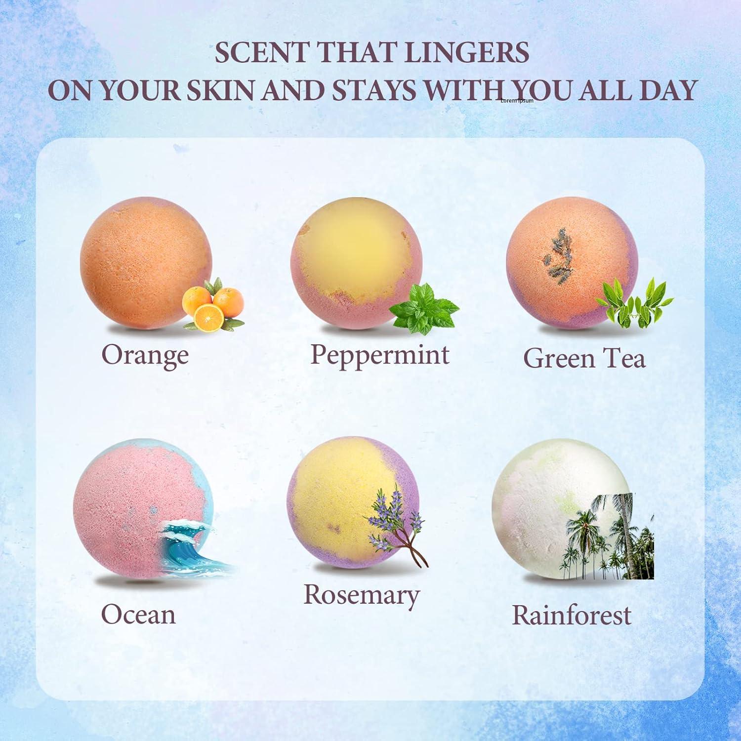 Juego de Bombas de Baño Beautifier Life 12 Piezas Aromáticas