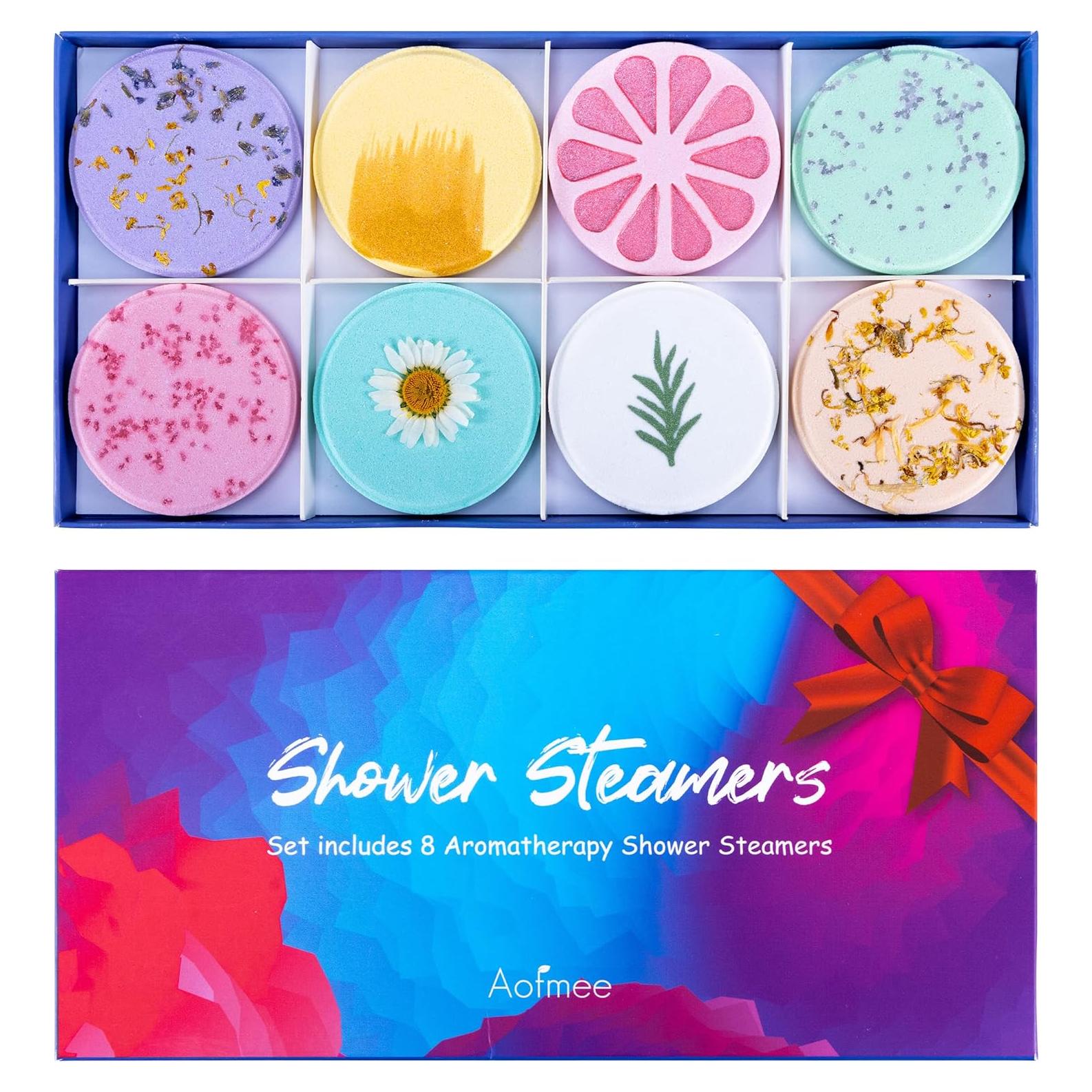 Bombas de Ducha Aromaterapia Aofmee - Paquete de 8 Unidades