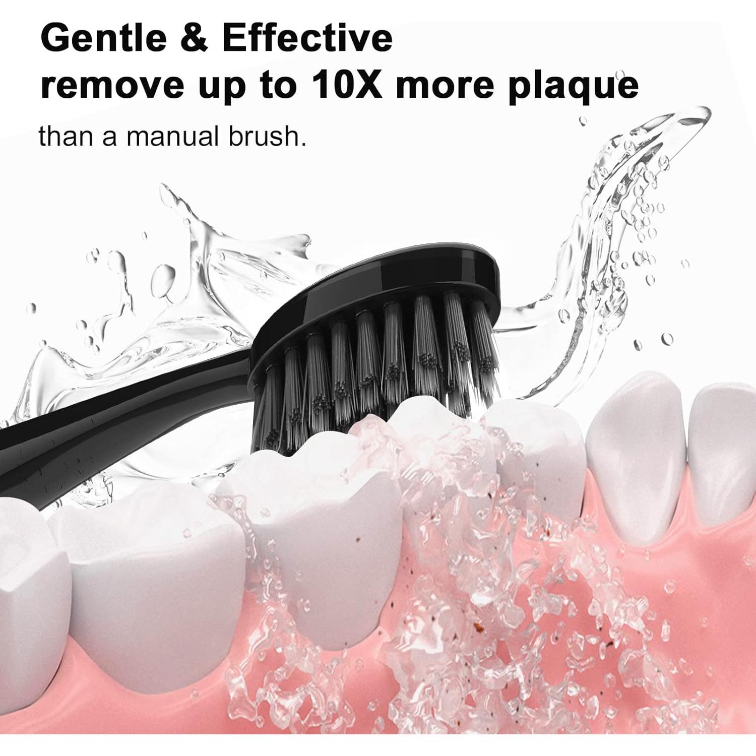 Cabezas de cepillo de dientes eléctrico Burst 5 unidades negras