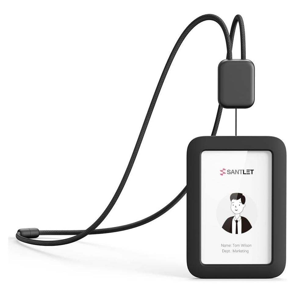 Cinta para Identificación SANTLET con Funda de Silicona Negra