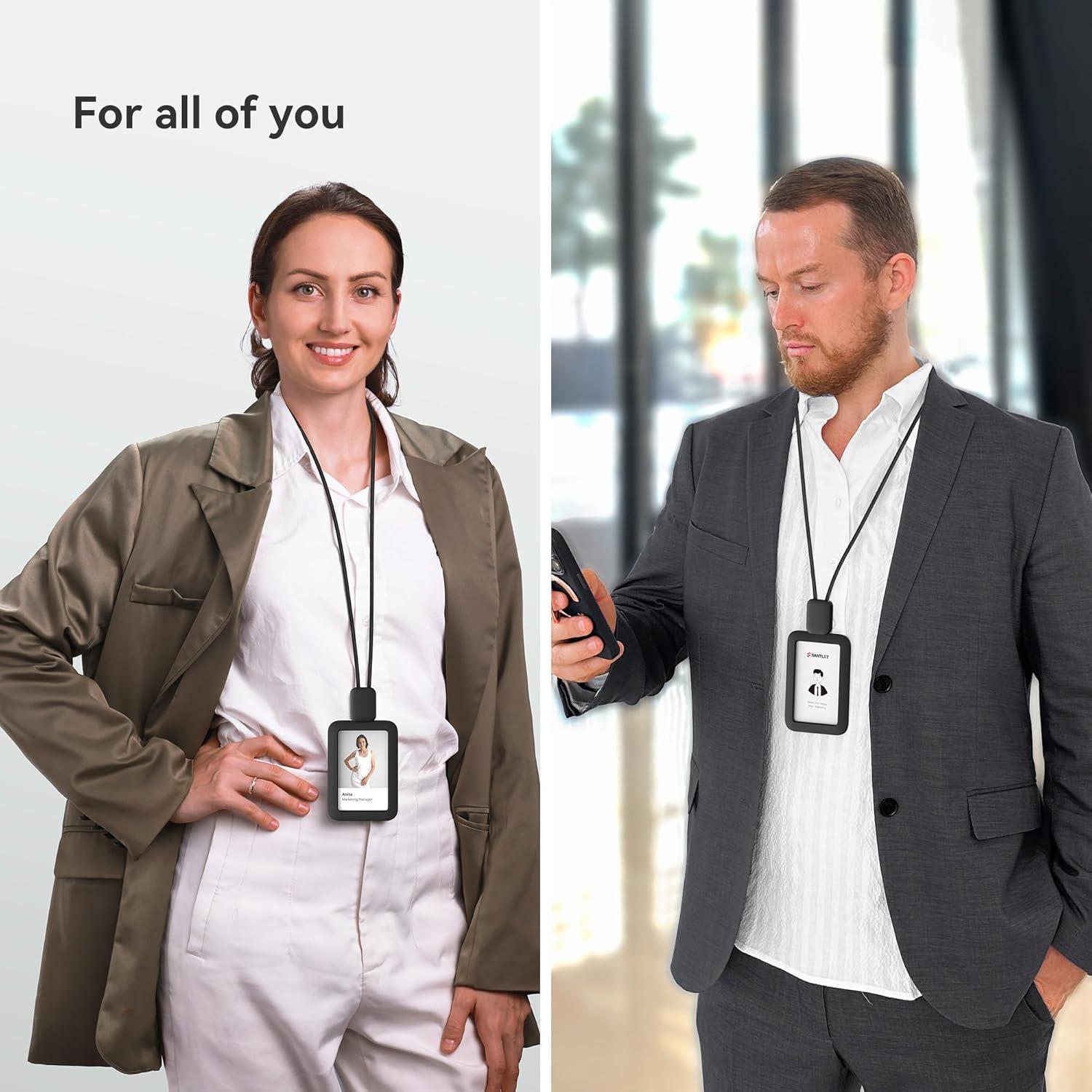 Cinta para Identificación SANTLET con Funda de Silicona Negra