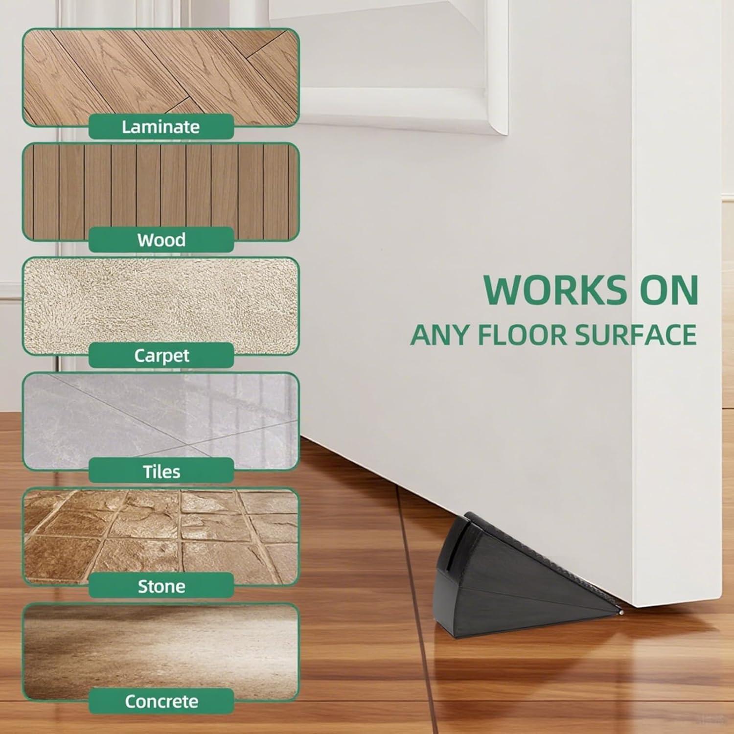 Tope de puerta ajustable Yeegras de acero inoxidable 304