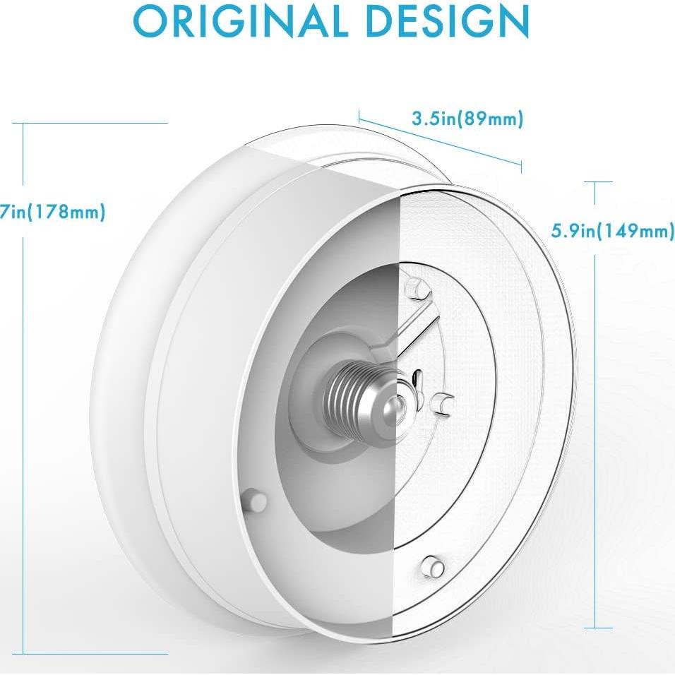 Luz de Techo LED Lightdot 12W 4000K 1300lm con Cadena de Tirar