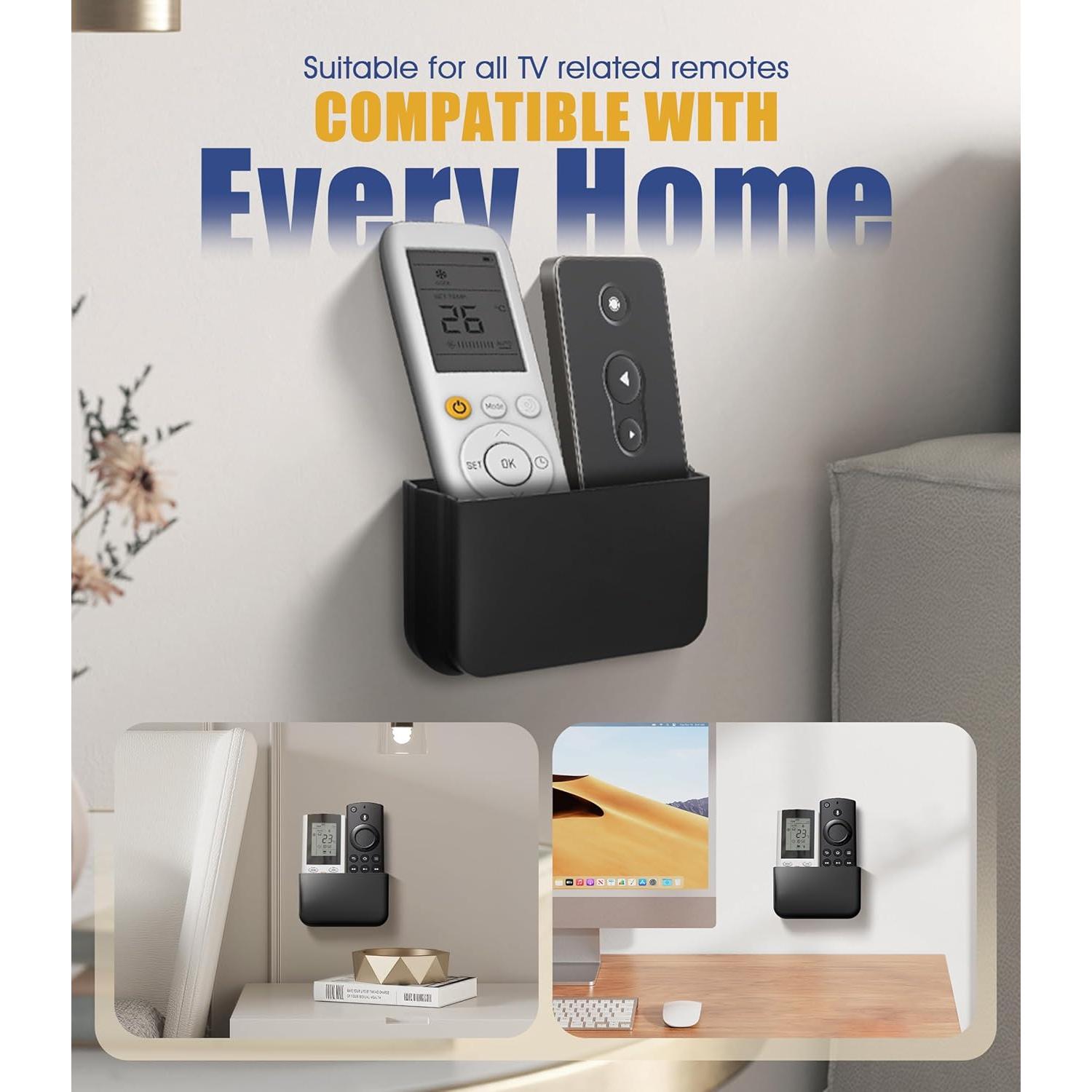 Soporte Plegable para Control Remoto Nearockle 2 Piezas Negro