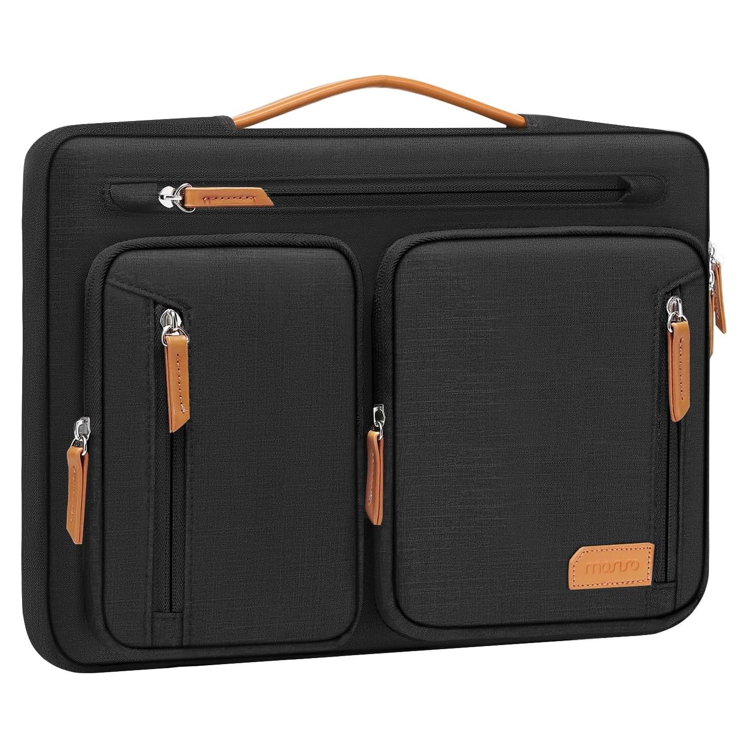 Funda Protectora MOSISO para Laptop 13.3" Negra con 5 Bolsillos
