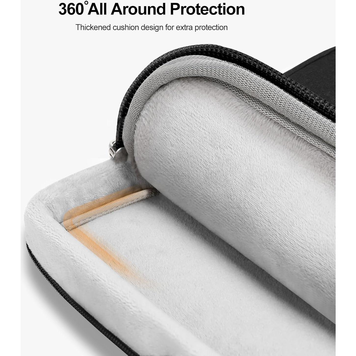 Funda Protectora MOSISO para Laptop 13.3" Negra con 5 Bolsillos