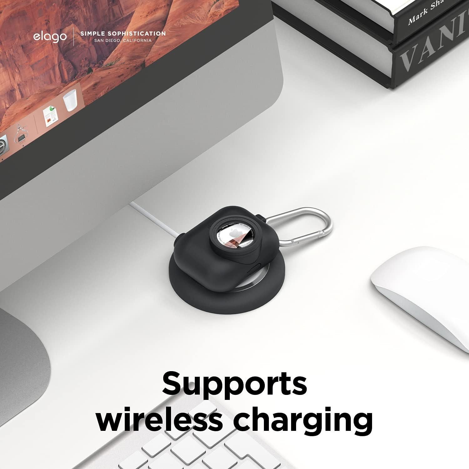 Funda elago Snapshot para AirPods Pro y AirTags - Negro