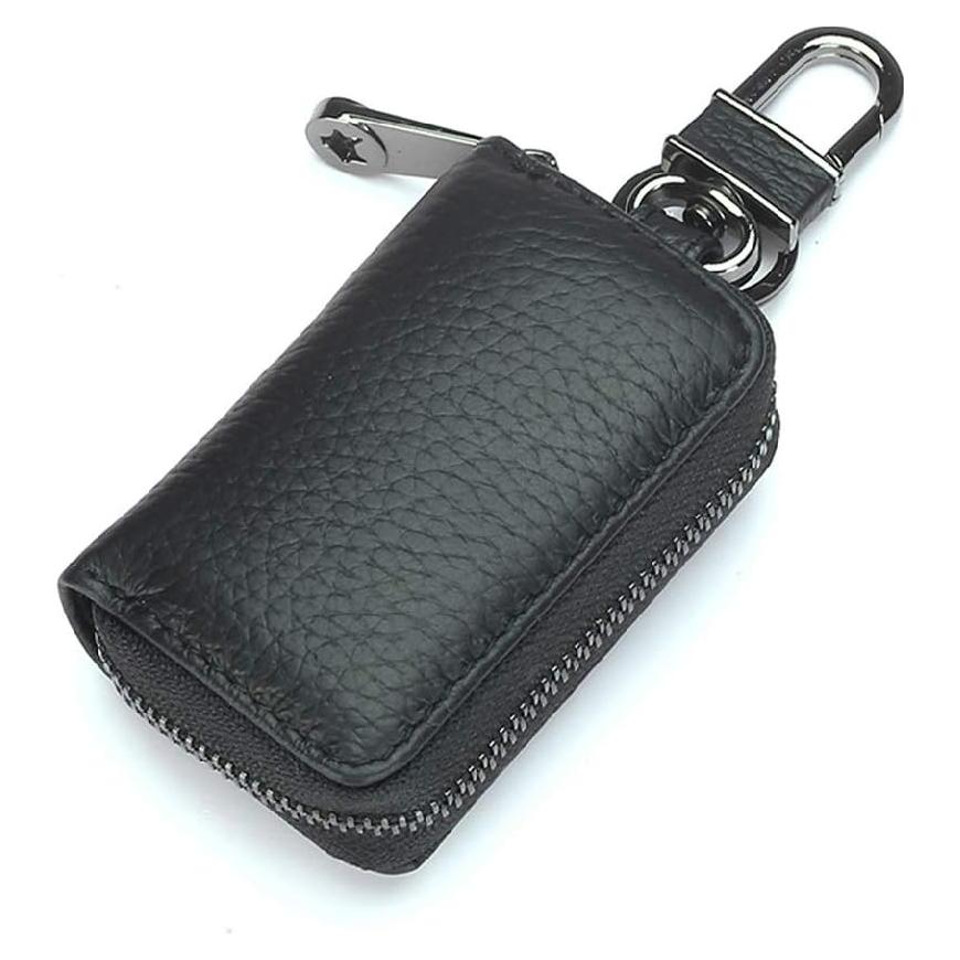 Funda de Llave de Cuero EXKOKORO Negra para Auto - Ultra Mini