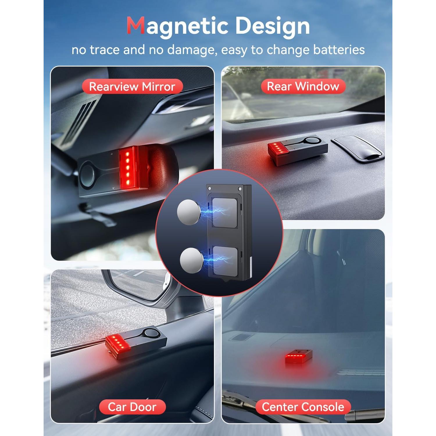 Alarma de Sonido y Luz Inalámbrica ELECTOP 108dB Antirrobo