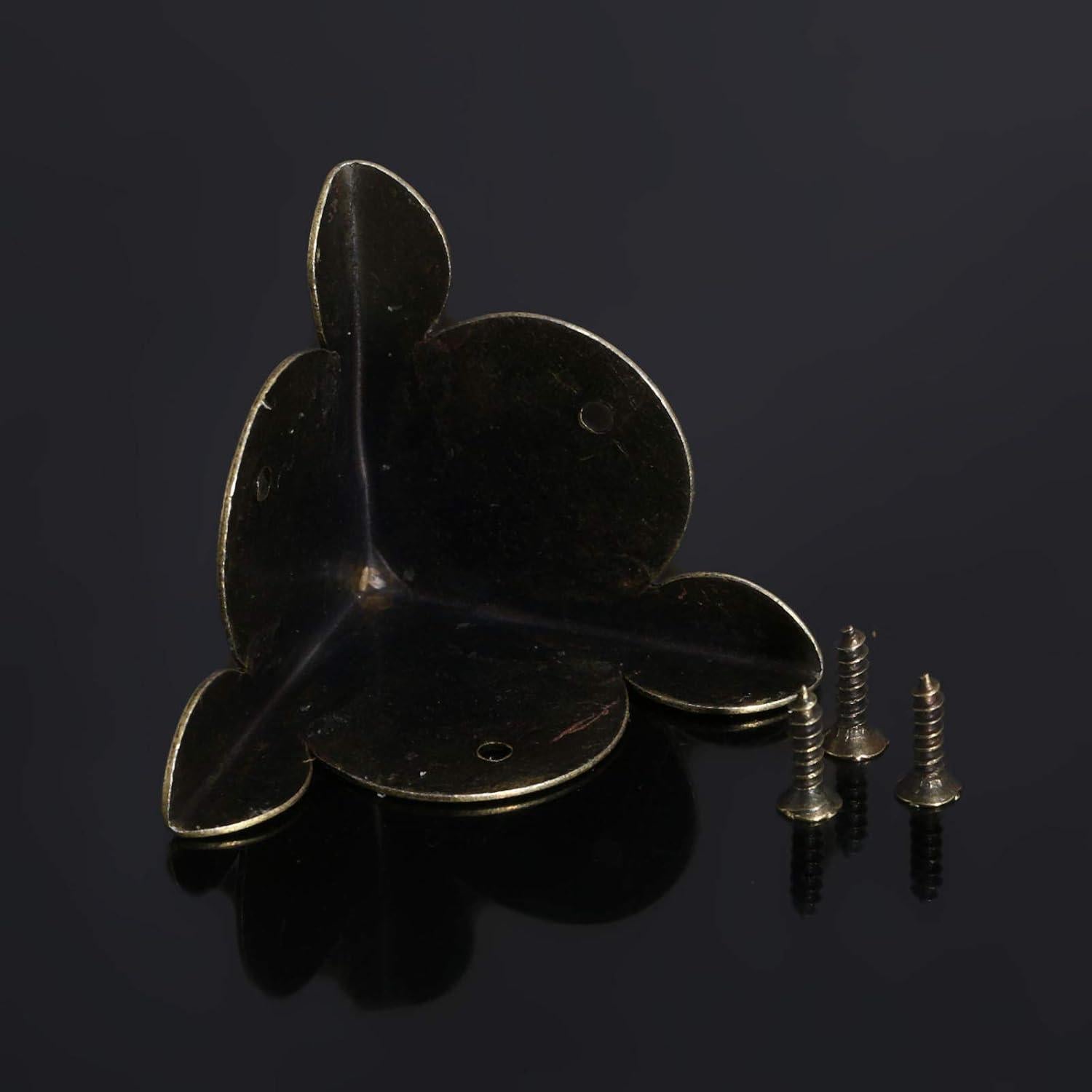 Protectores de Esquinas de Hierro Antiguo Dophee 12 Pcs 30mm