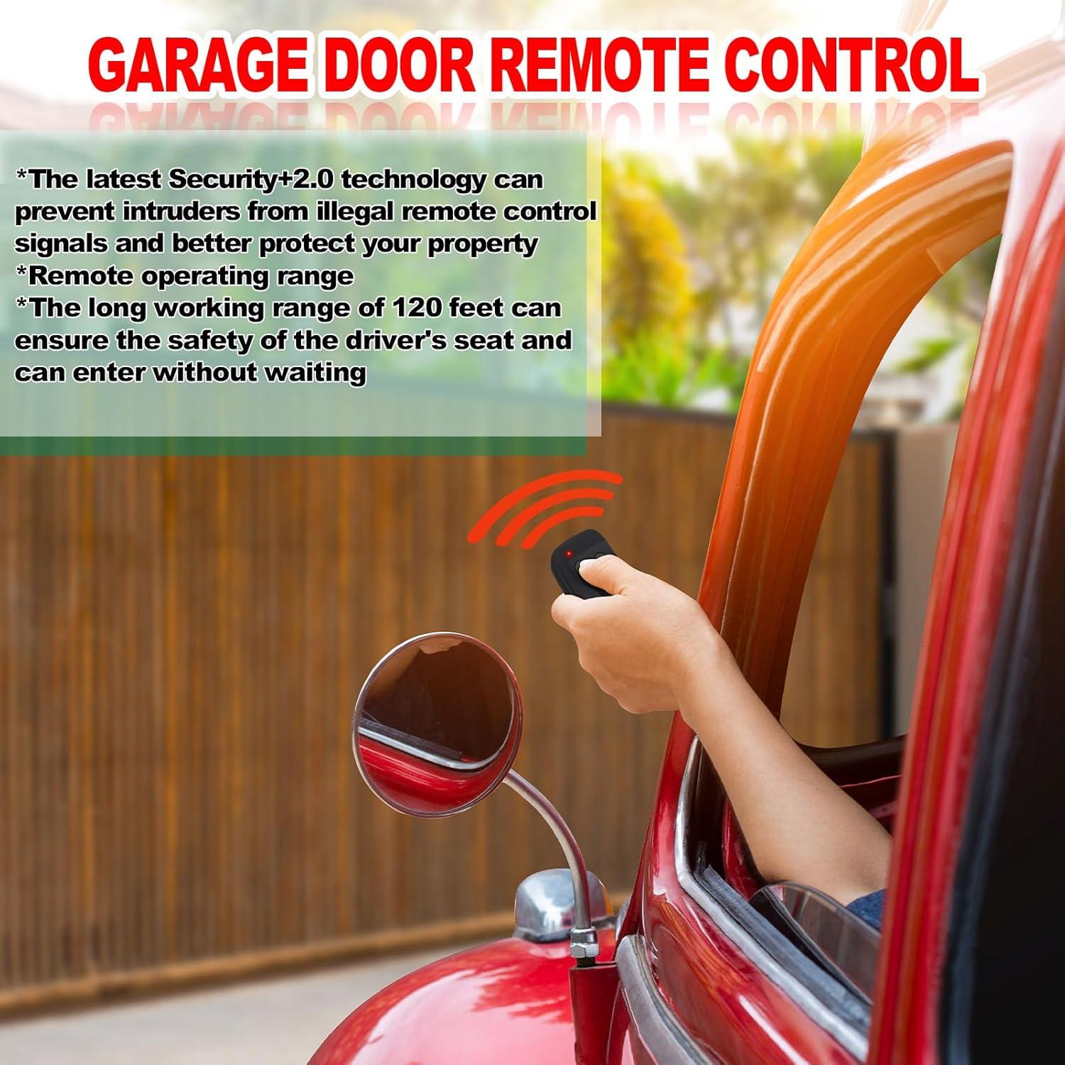 Control Remoto de Puerta de Garaje Kingdder 2 Botones 300MHz