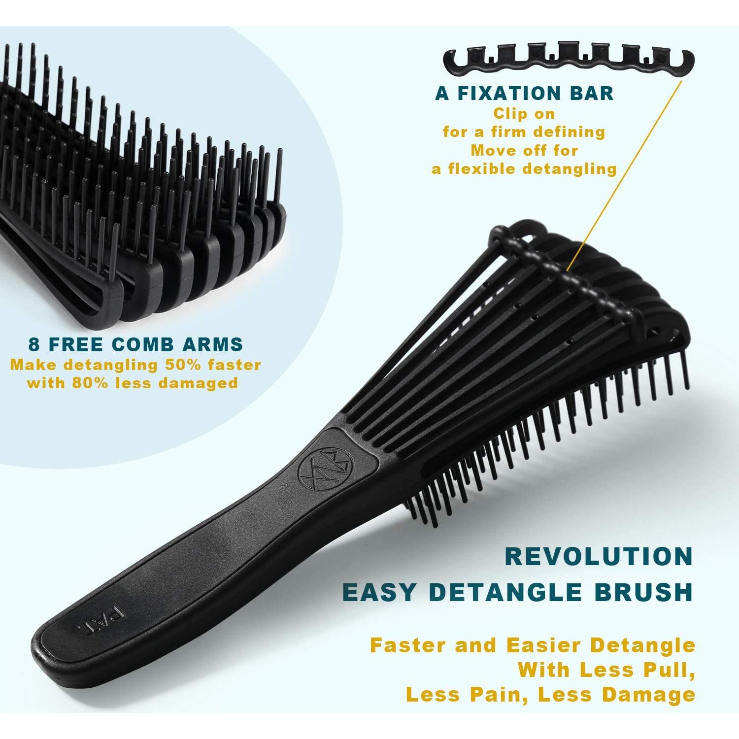 Juego de Cepillos para el Cabello BRUSHZOO - Desenredante y Estilizador