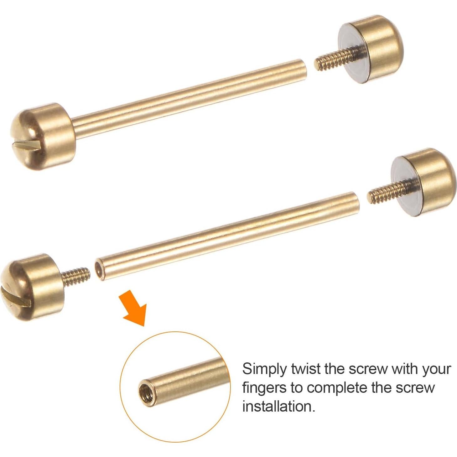 Tubo de Tornillo para Reloj HARFINGTON 16mm Acero Inoxidable