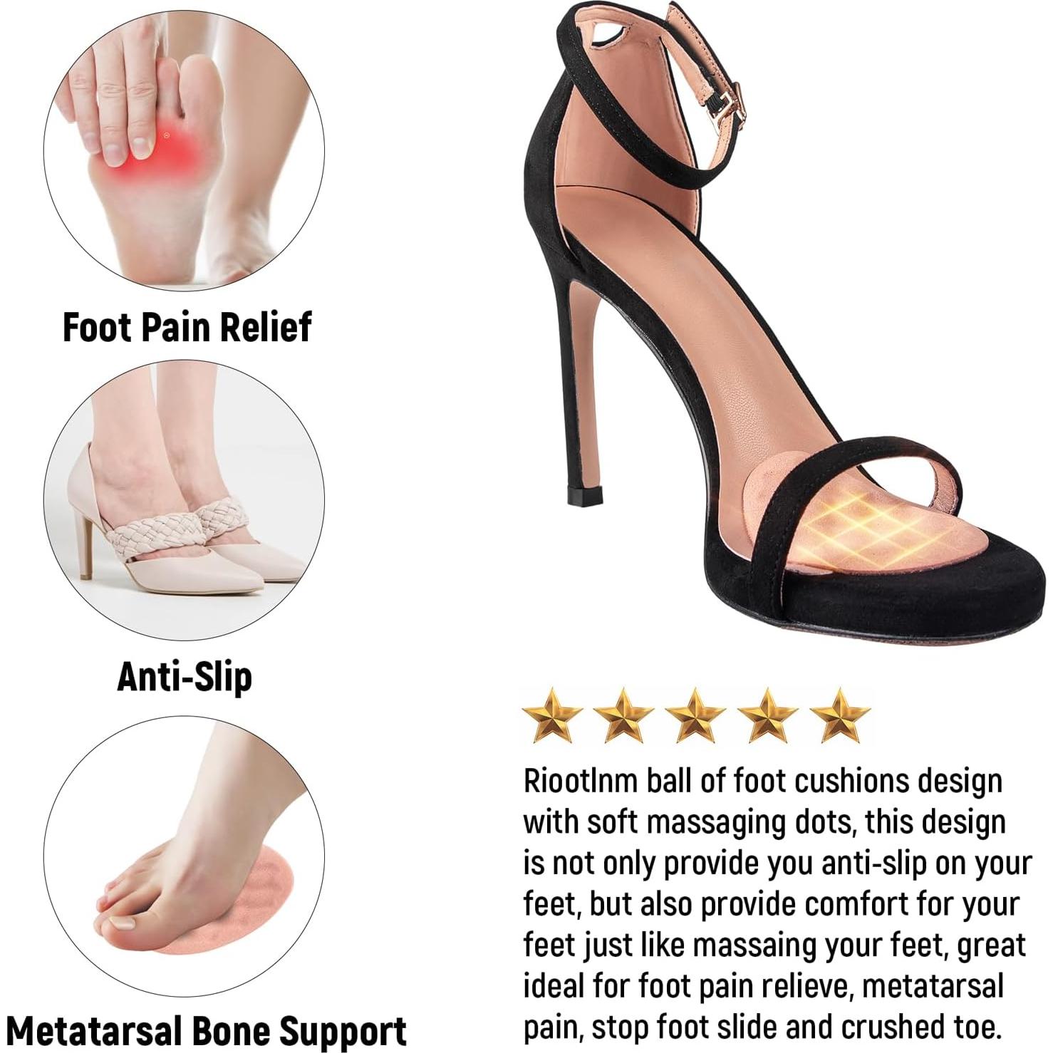 Cojines Antideslizantes Riootlnm para Tacones Altos - 2 Pares