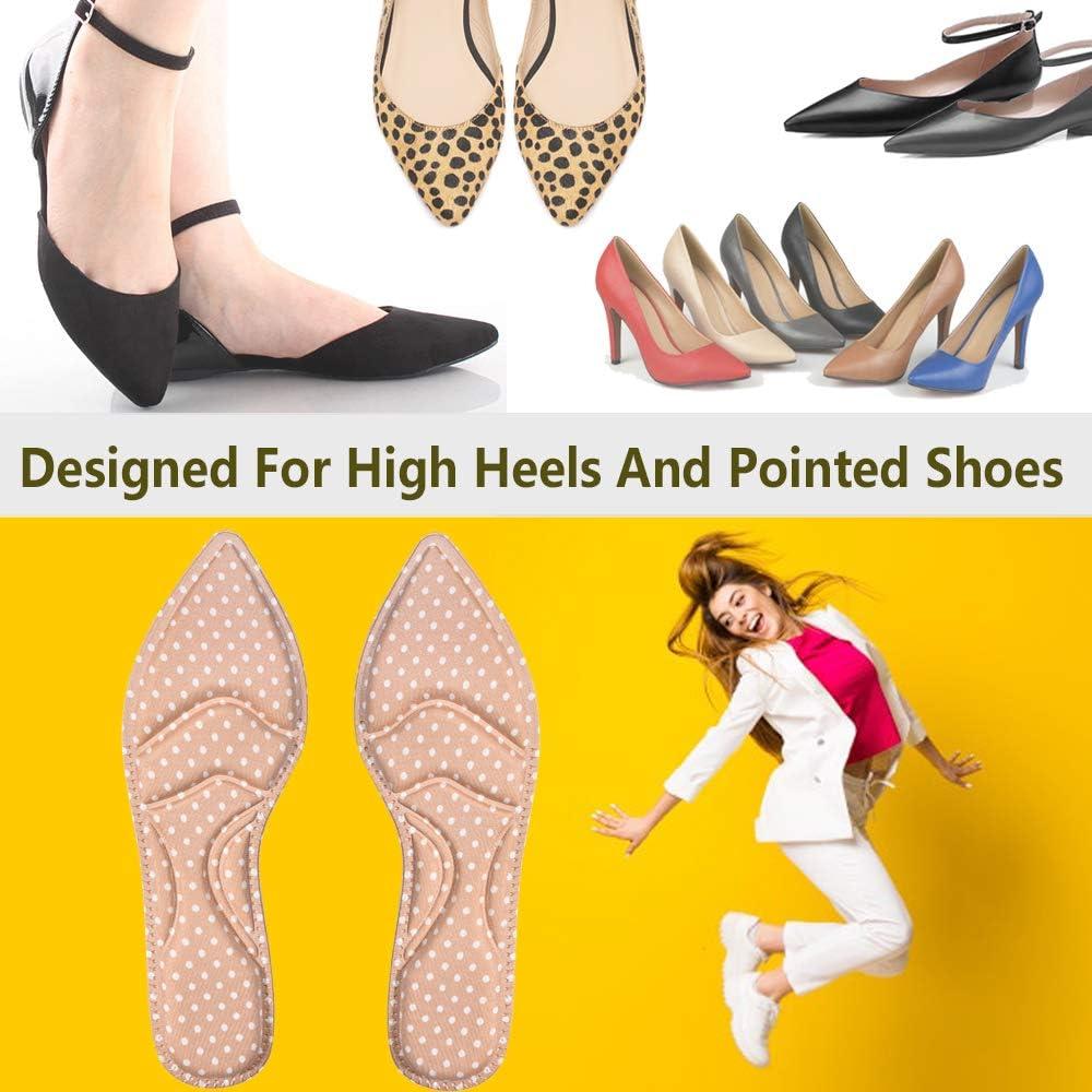 Plantillas de espuma Pnrskter para tacones altos - 2 pares beige