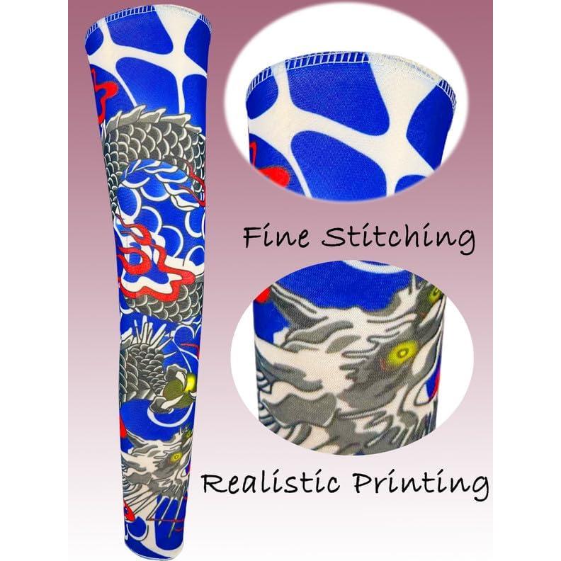 Mangas de Tatuaje Falsas iToolai 46 cm UV 8 Pcs Unisex