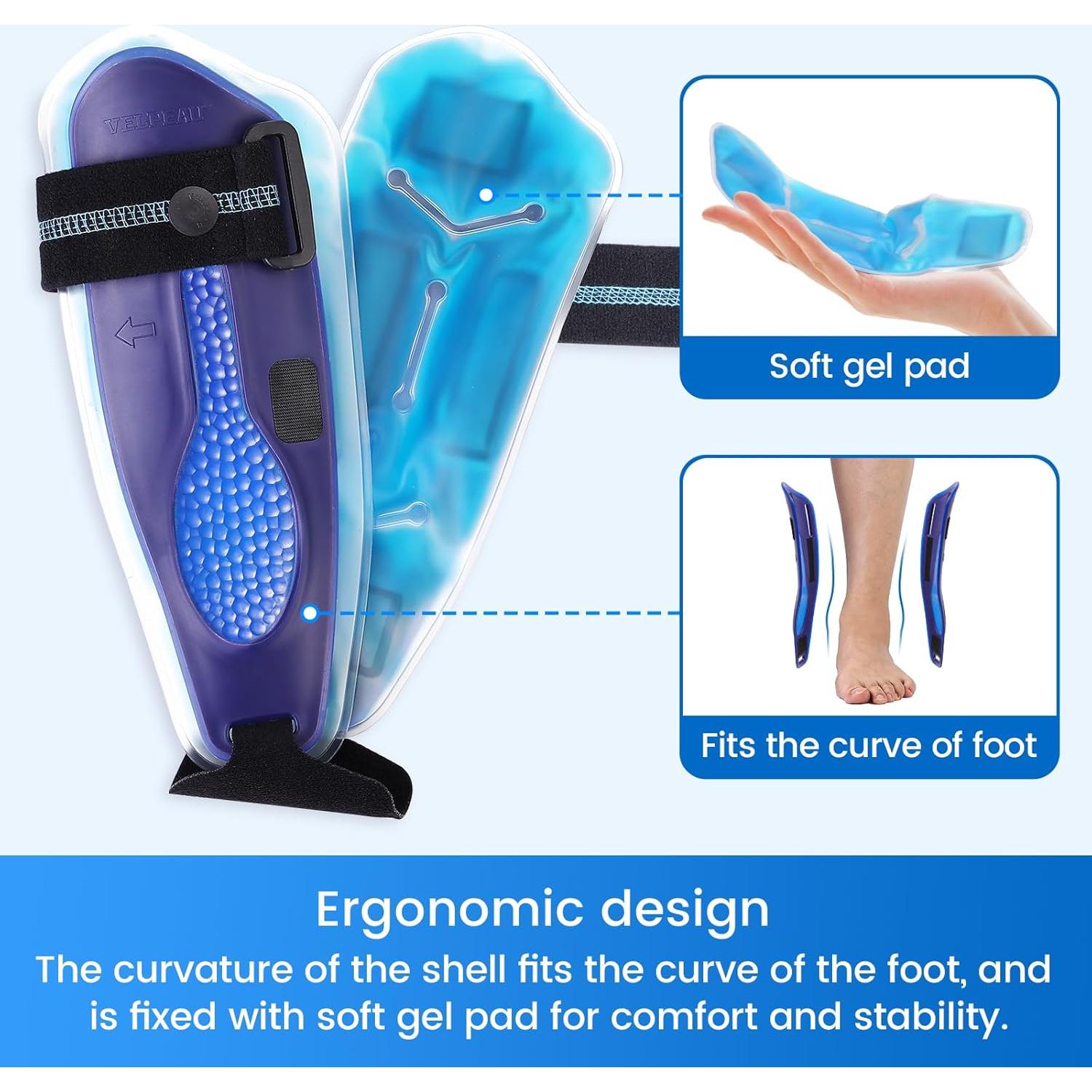 Férula Estabilizadora de Tobillo Velpeau Gel Azul Talla Única