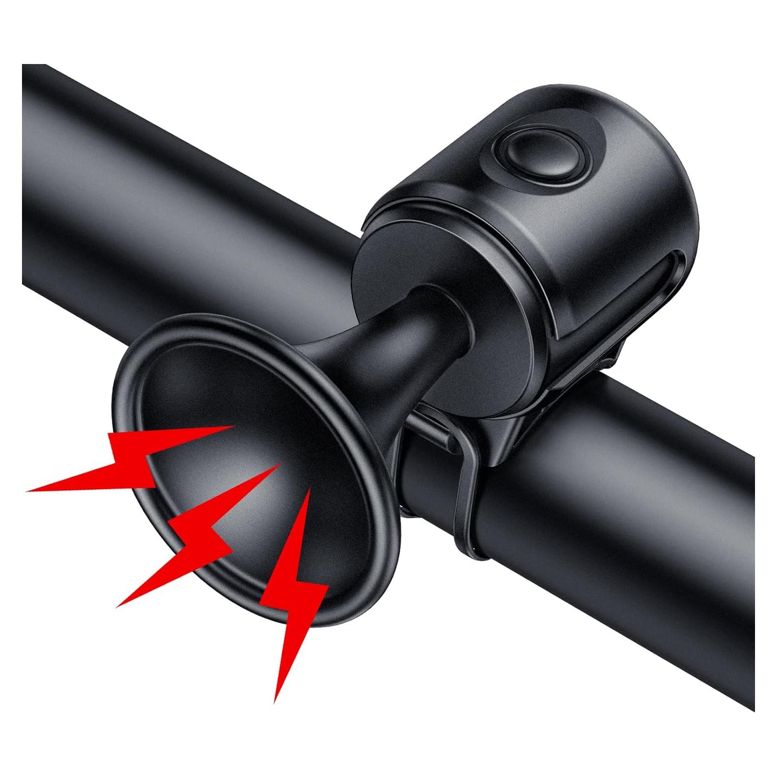 Timbre Eléctrico para Bicicleta POWVINE 130db Montaje Manillar