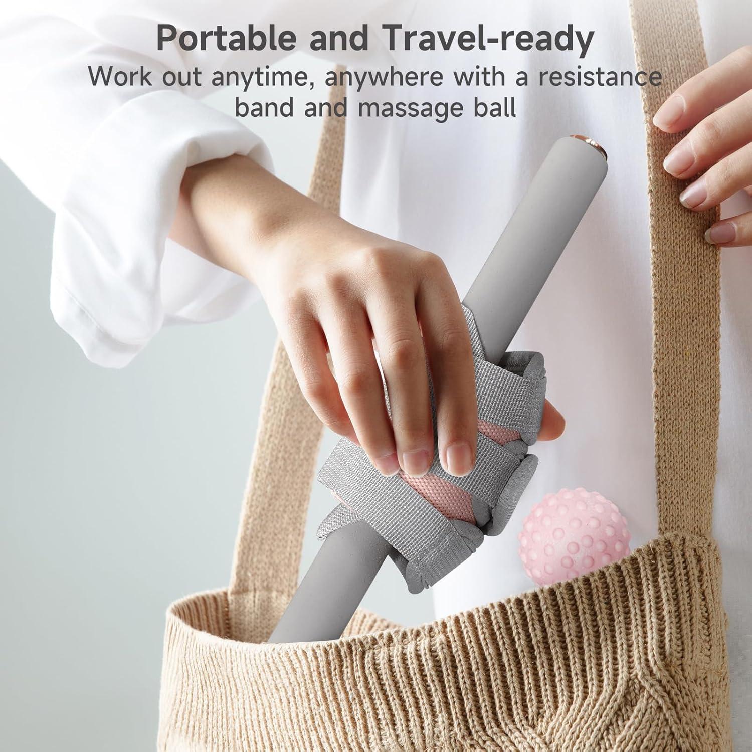 Banda de Resistencia VANiGO 120lb Antideslizante Rosa