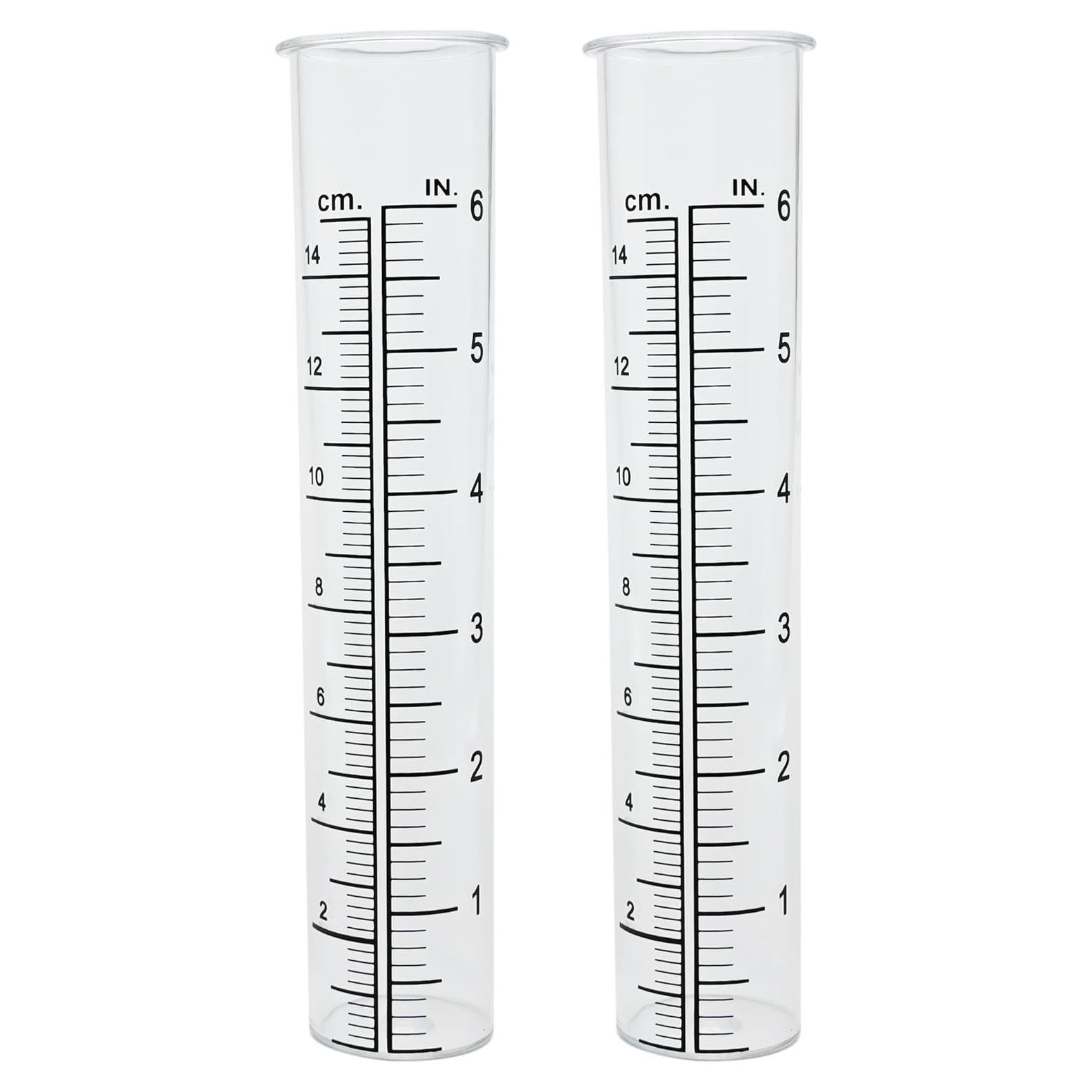 Tubo de Reemplazo para Pluviómetro Lueudu 15.24 cm 2PCS