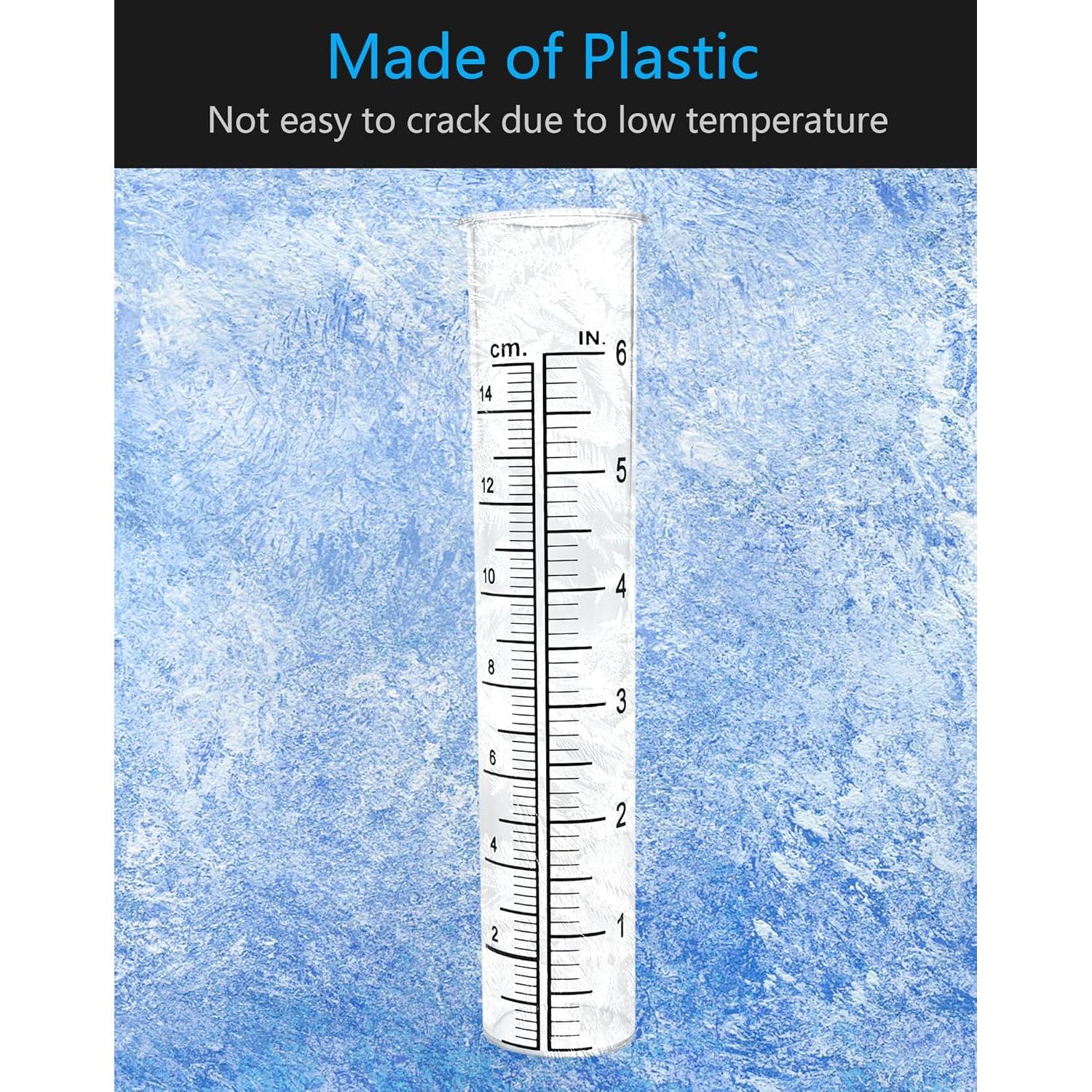 Tubo de Reemplazo para Pluviómetro Lueudu 15.24 cm 2PCS