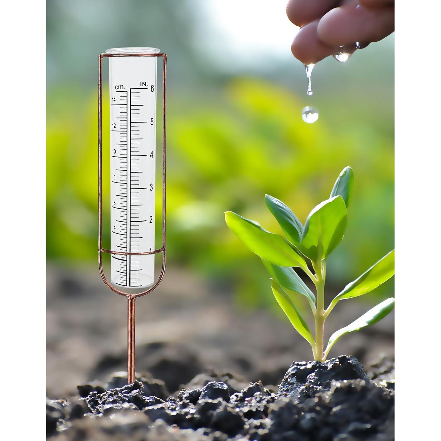 Tubo de Reemplazo para Pluviómetro Lueudu 15.24 cm 2PCS