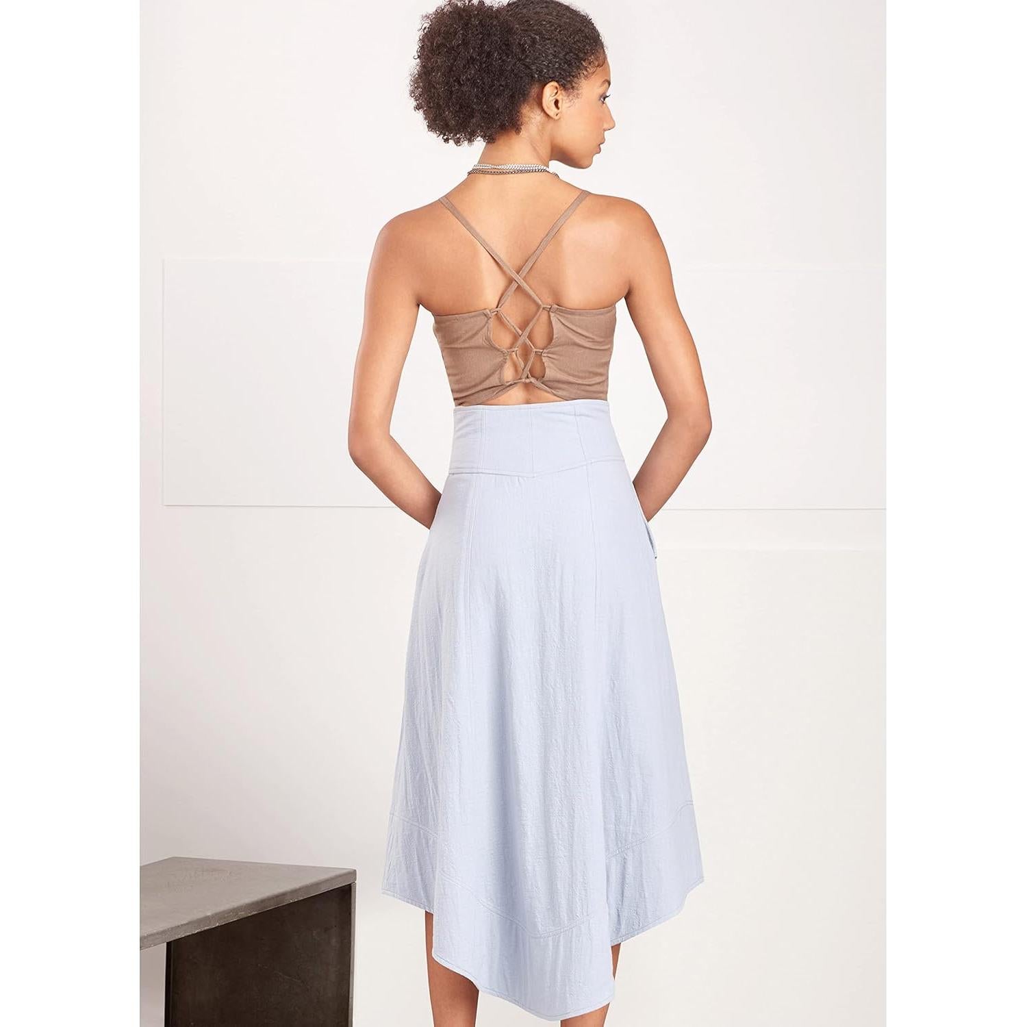 Kit de Patrón de Costura Faldas Simplicity S9710 Tallas 8-16