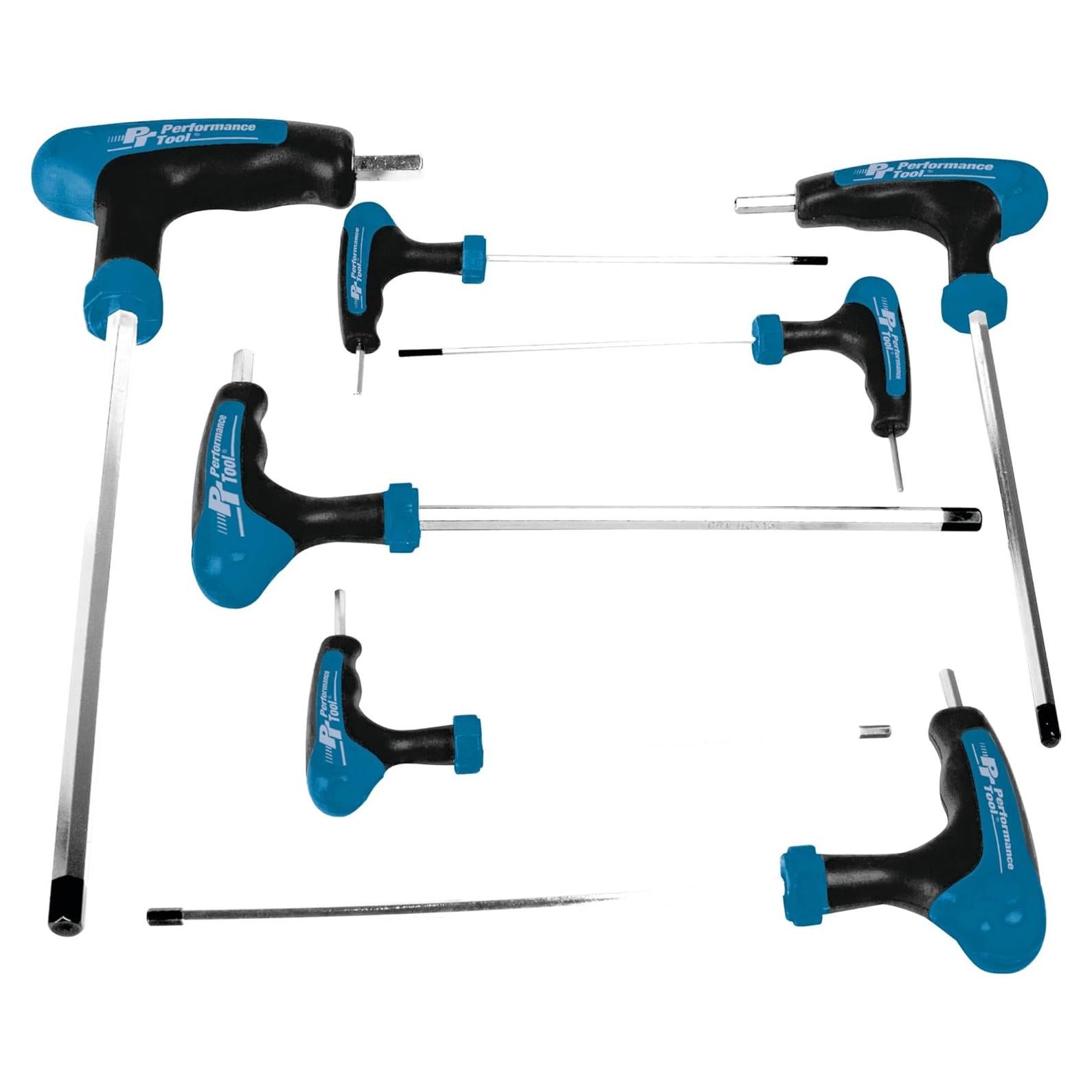 Juego de Llaves Hexagonales T Métricas Performance Tool W1712, 7 Piezas