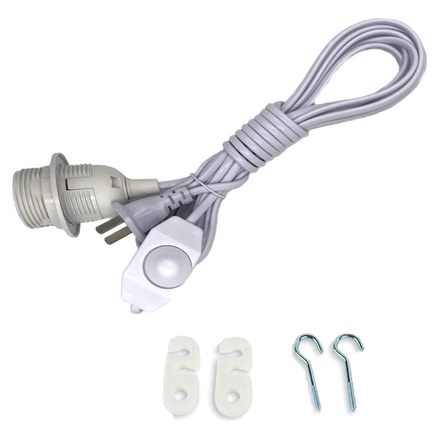 Kit de Luz Colgante Mocomfor 4.57m con Interruptor Regulador Blanco