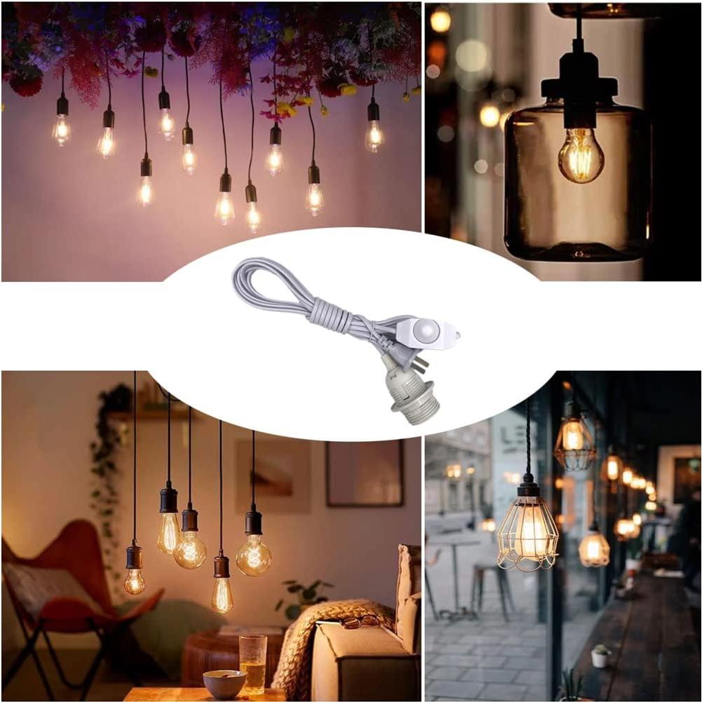 Kit de Luz Colgante Mocomfor 4.57m con Interruptor Regulador Blanco