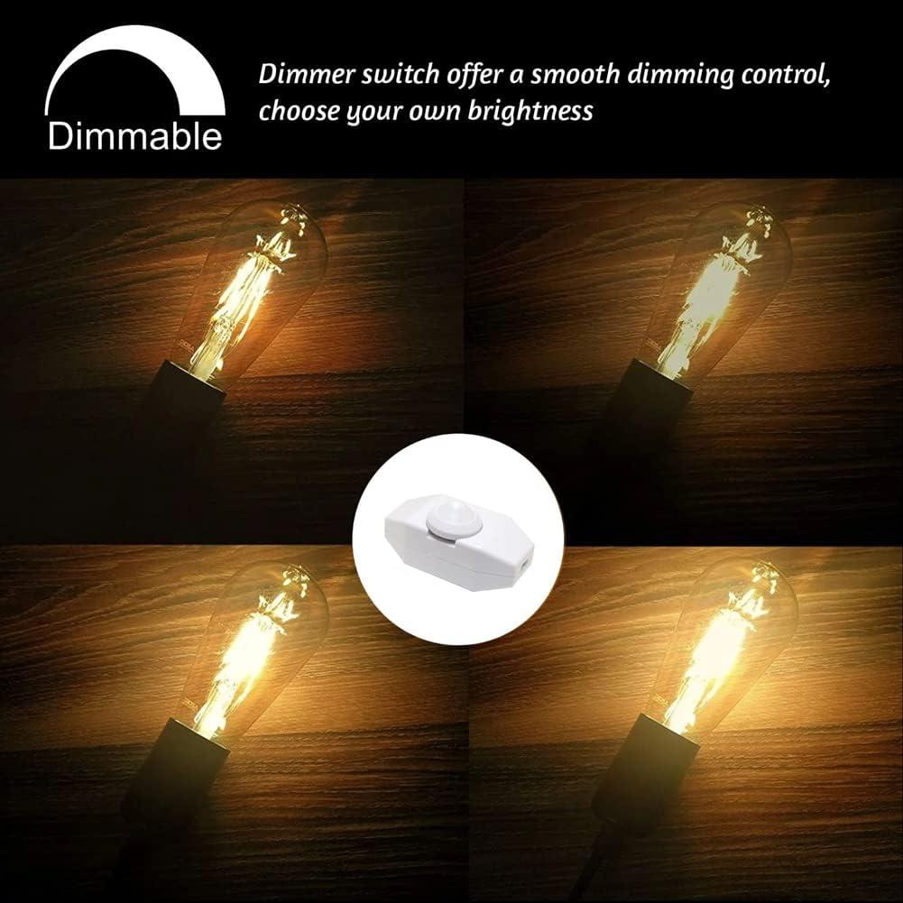 Kit de Luz Colgante Mocomfor 4.57m con Interruptor Regulador Blanco