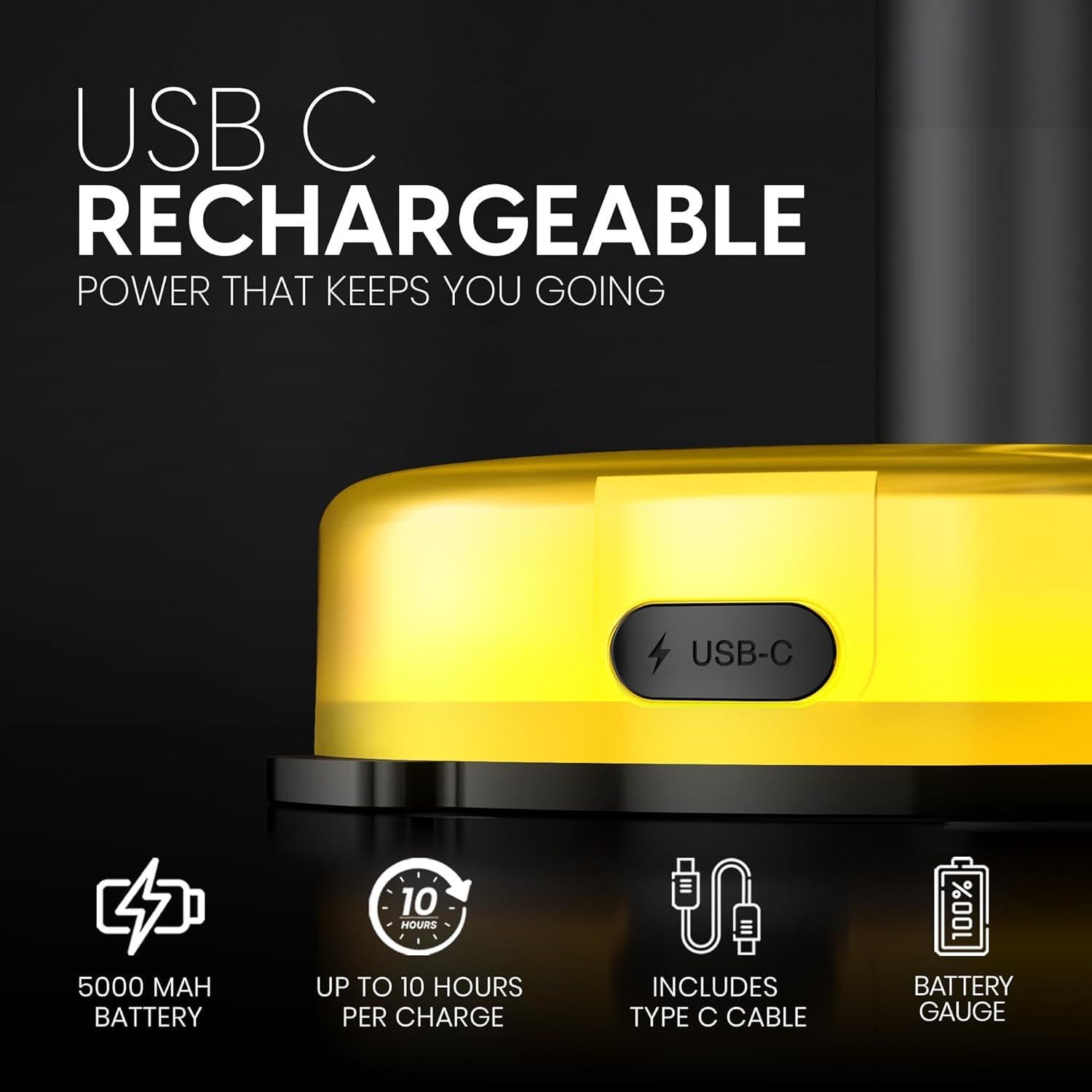 Ventilador Portátil Clip Venty Negro - Recargable 10 Horas