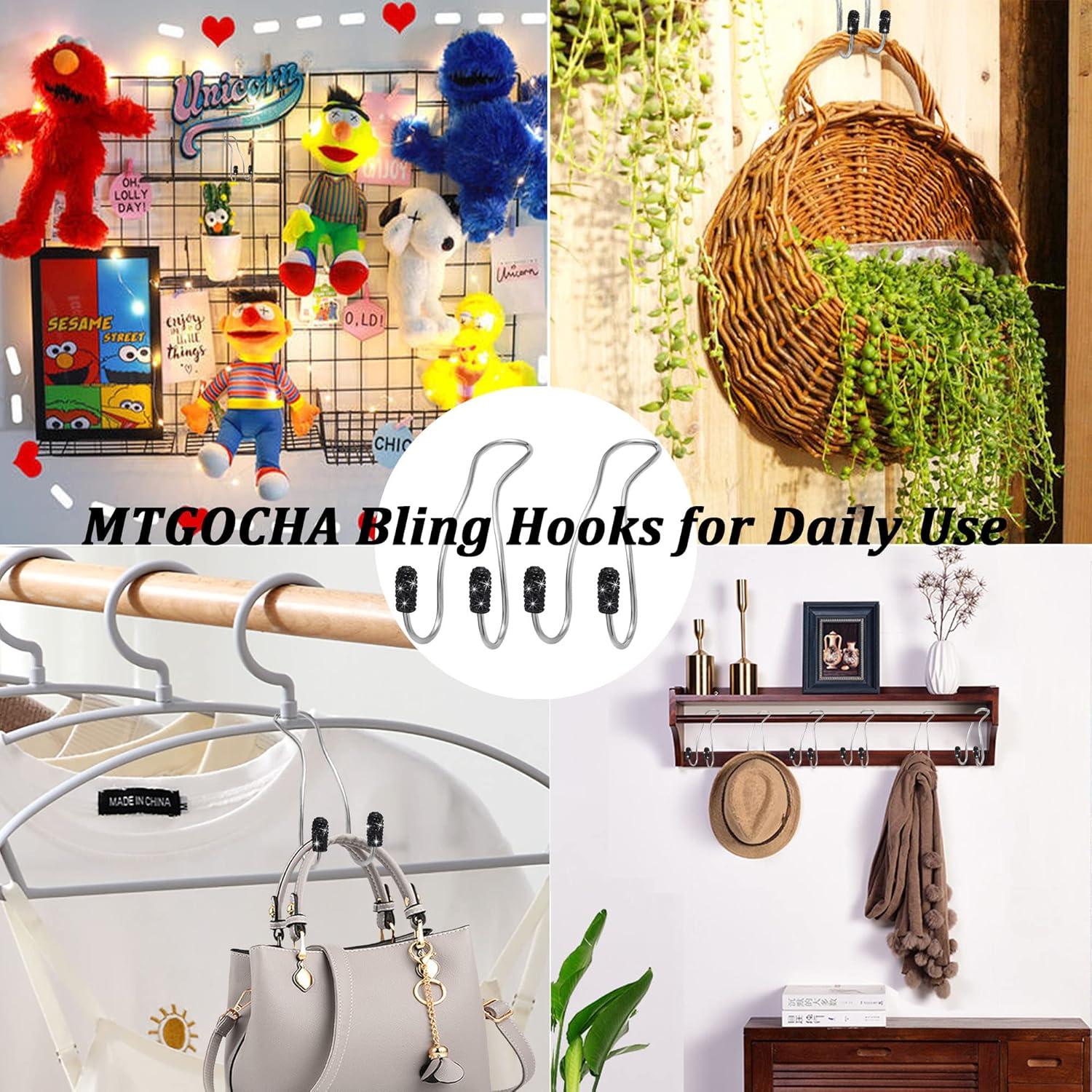 Ganchos para reposacabezas de coche MTGOCHA - 2 unidades, Negro