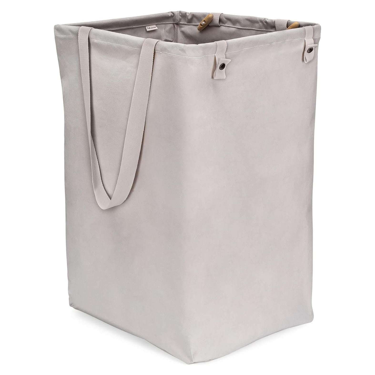 Cesta de Ropa Plegable Full Circle Loads of Fun - Algodón Orgánico - 20 Galones - Gris