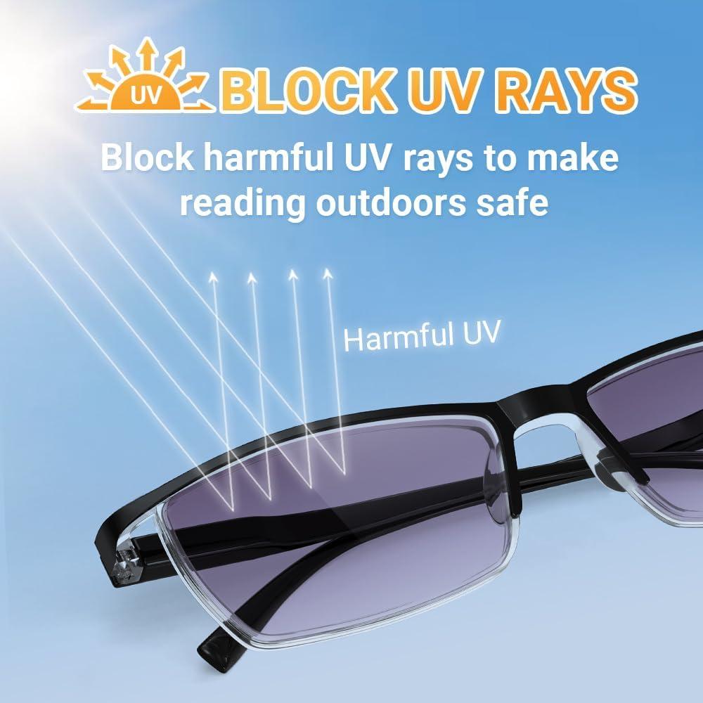 Gafas de lectura TERAISE 4 PARES Anti-luz azul UV